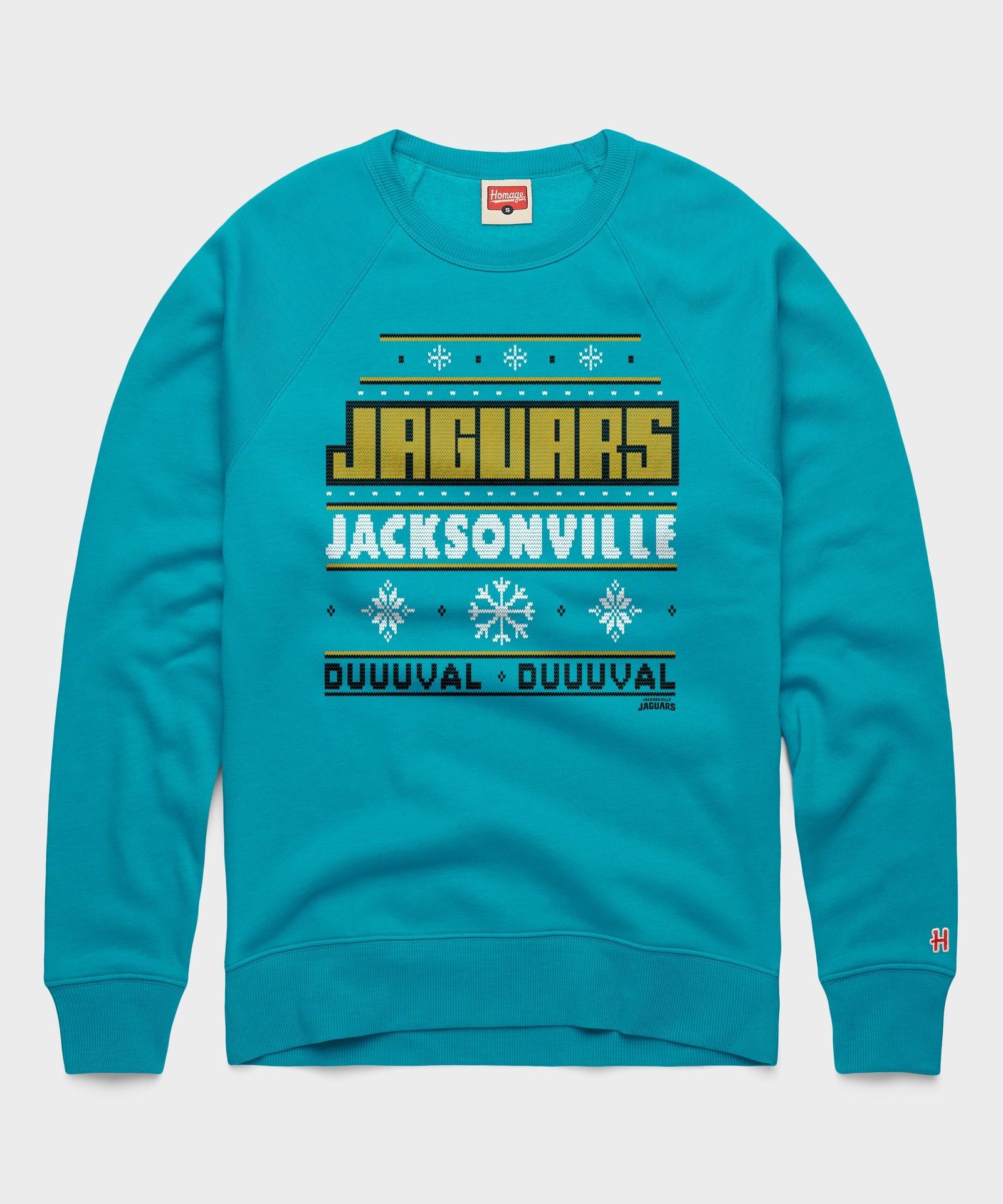 Jacksonville Jaguars Holiday Crewneck