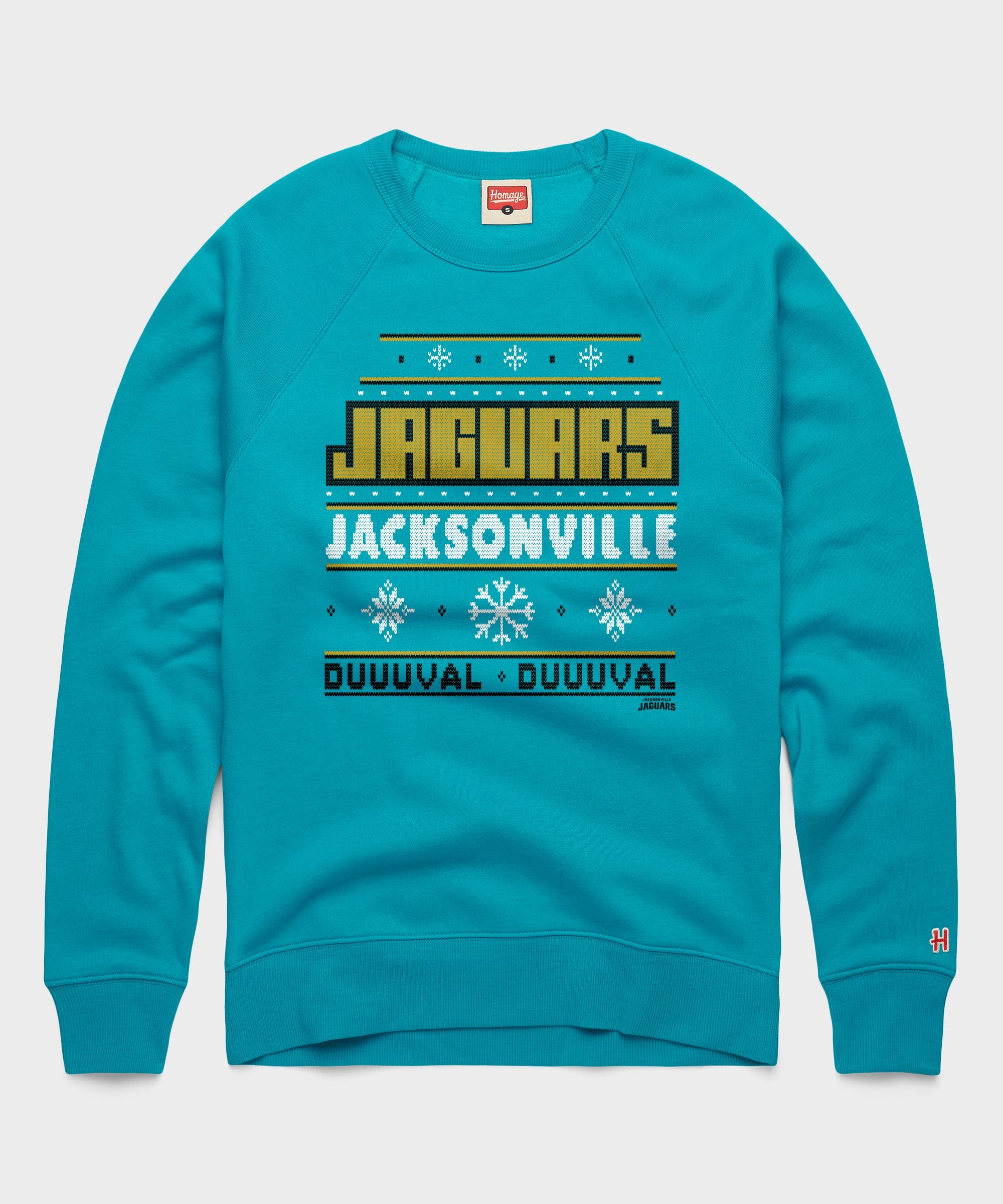 Jacksonville Jaguars Holiday Crewneck