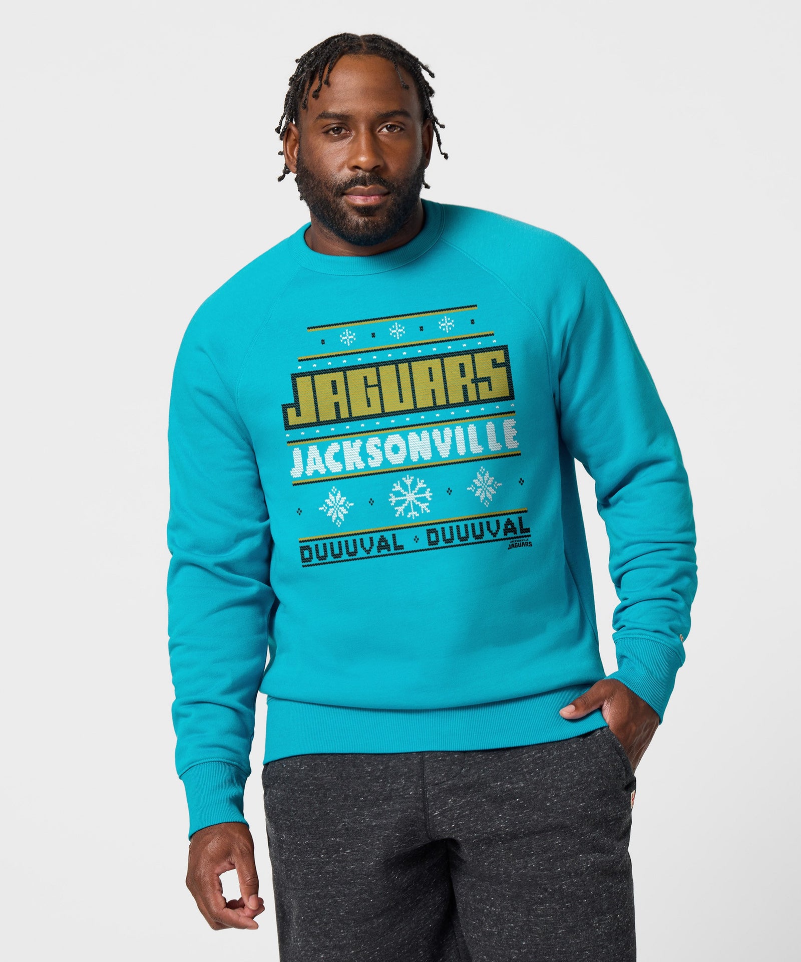 Jacksonville Jaguars Holiday Crewneck