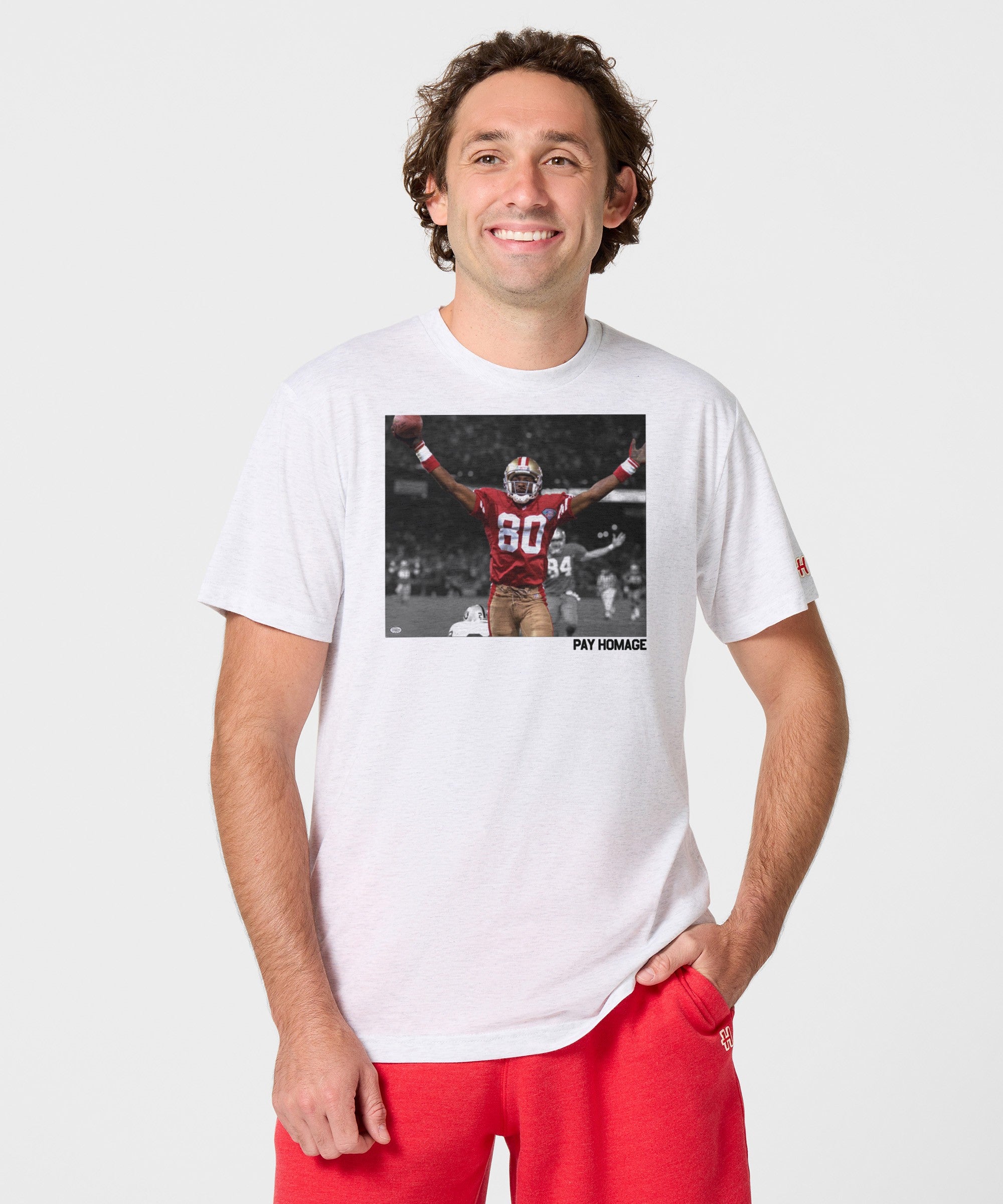 Jerry Rice Pay Homage