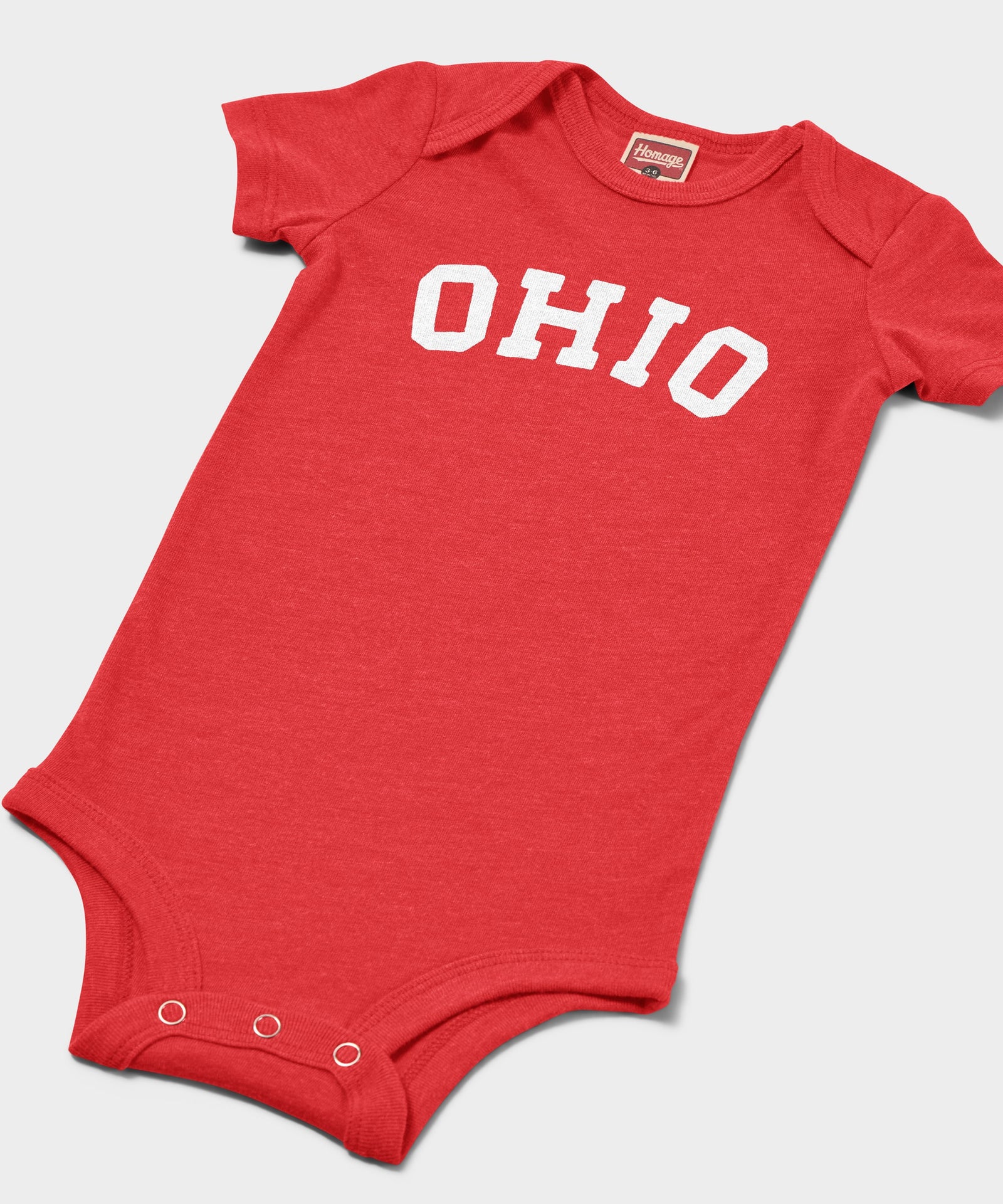 Jesse Owens Block Ohio Baby One Piece