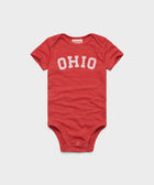 Jesse Owens Block Ohio Baby One Piece