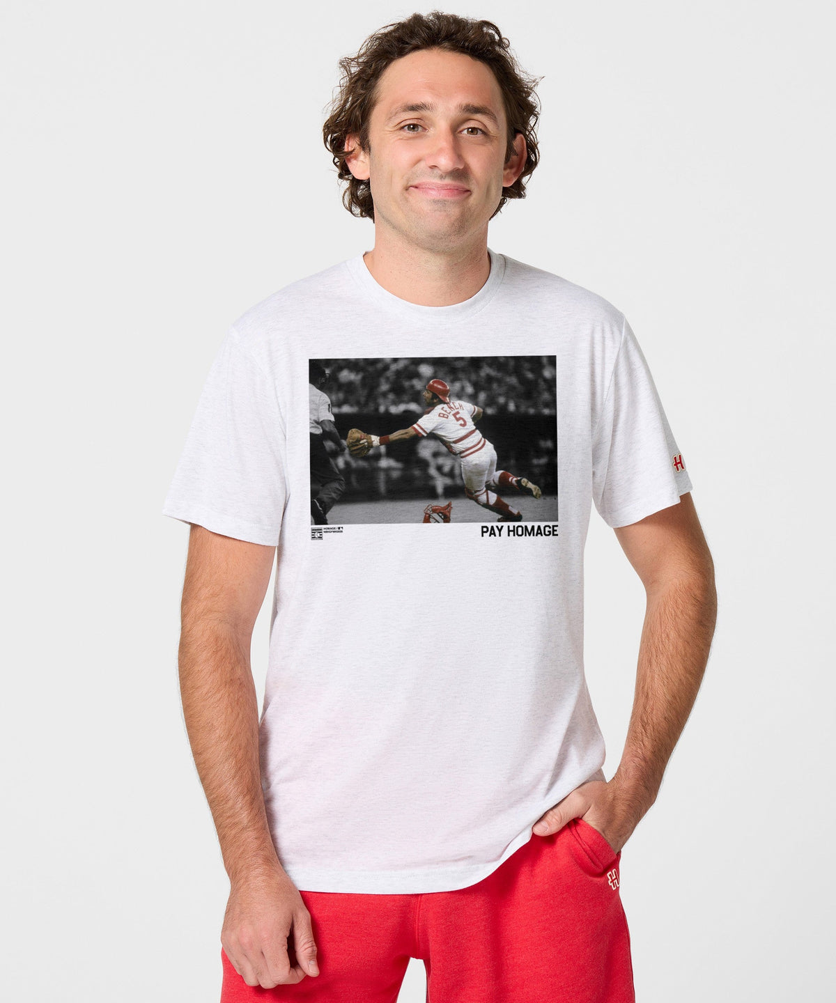 Johnny Bench Pay Homage