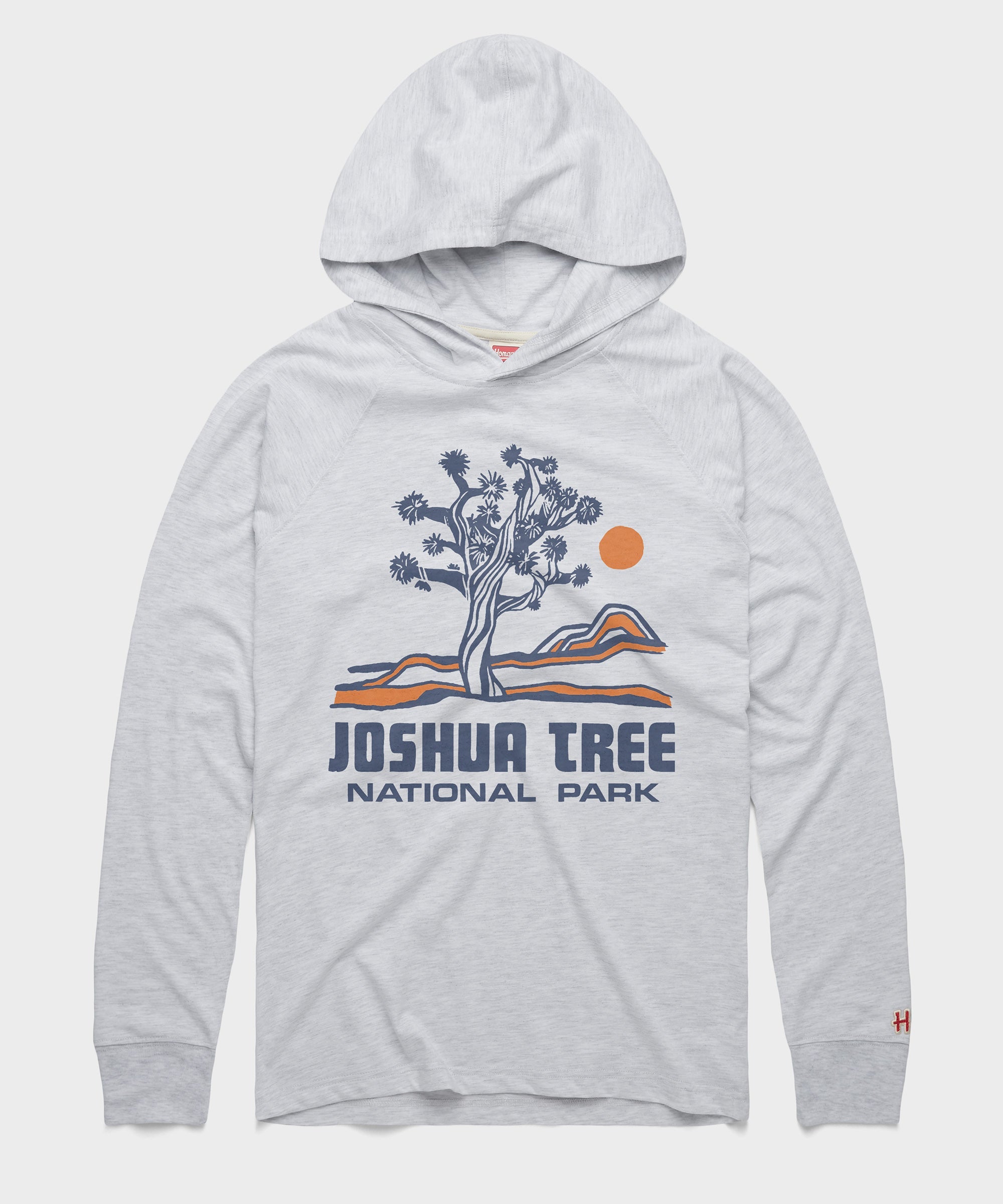 Joshua Tree National Park Lightweight Hoodie Ash