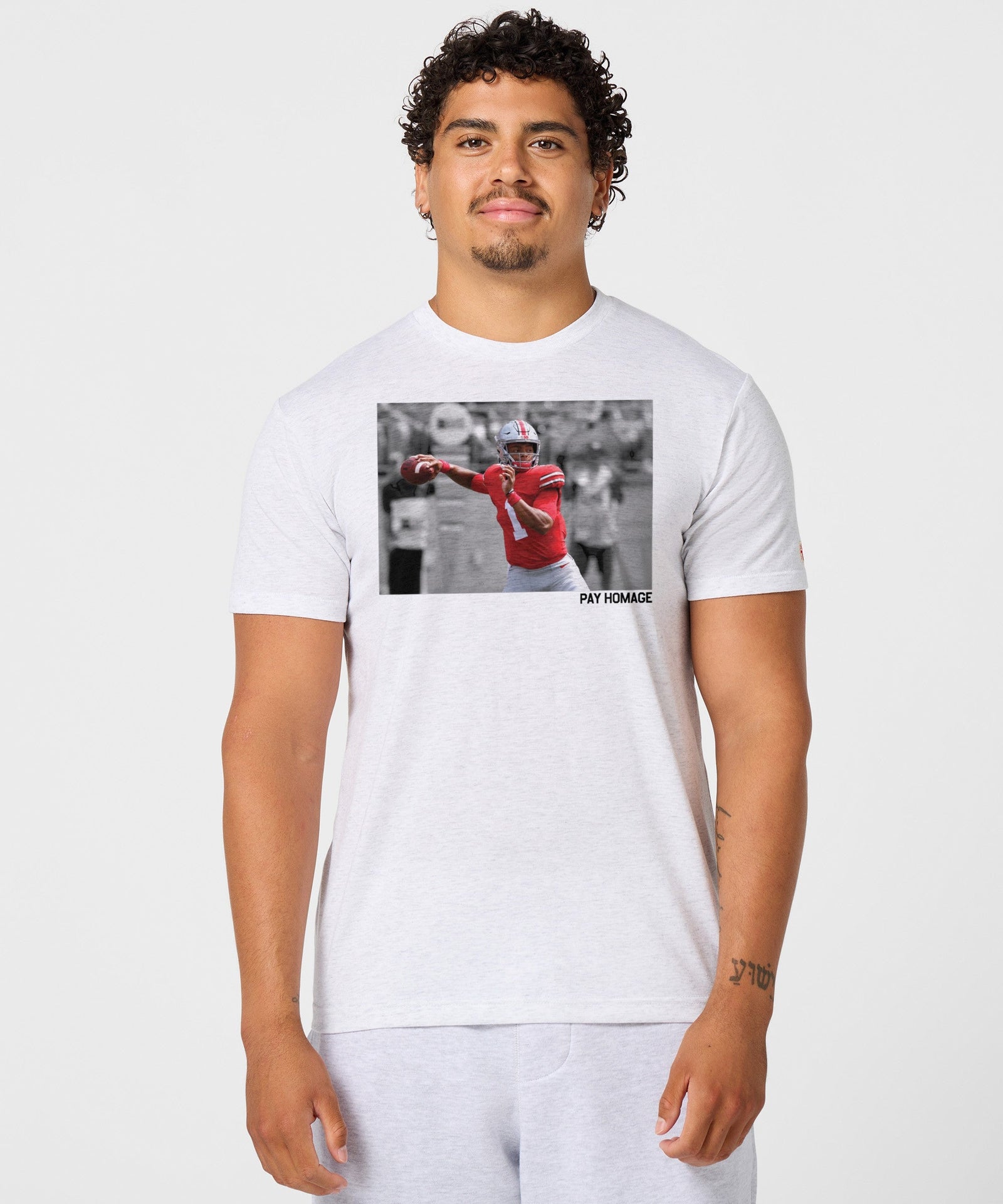 Justin Fields Pay Homage