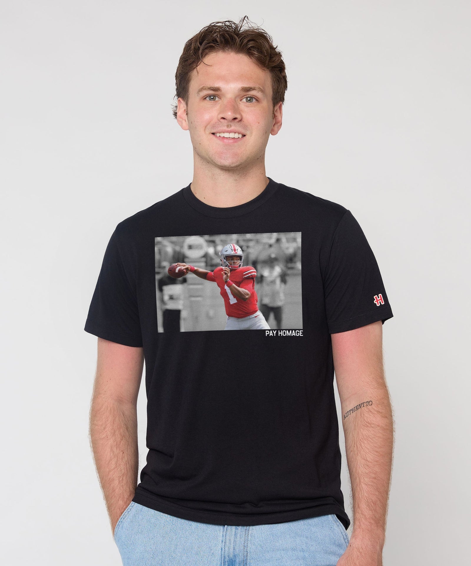 Justin Fields Pay Homage
