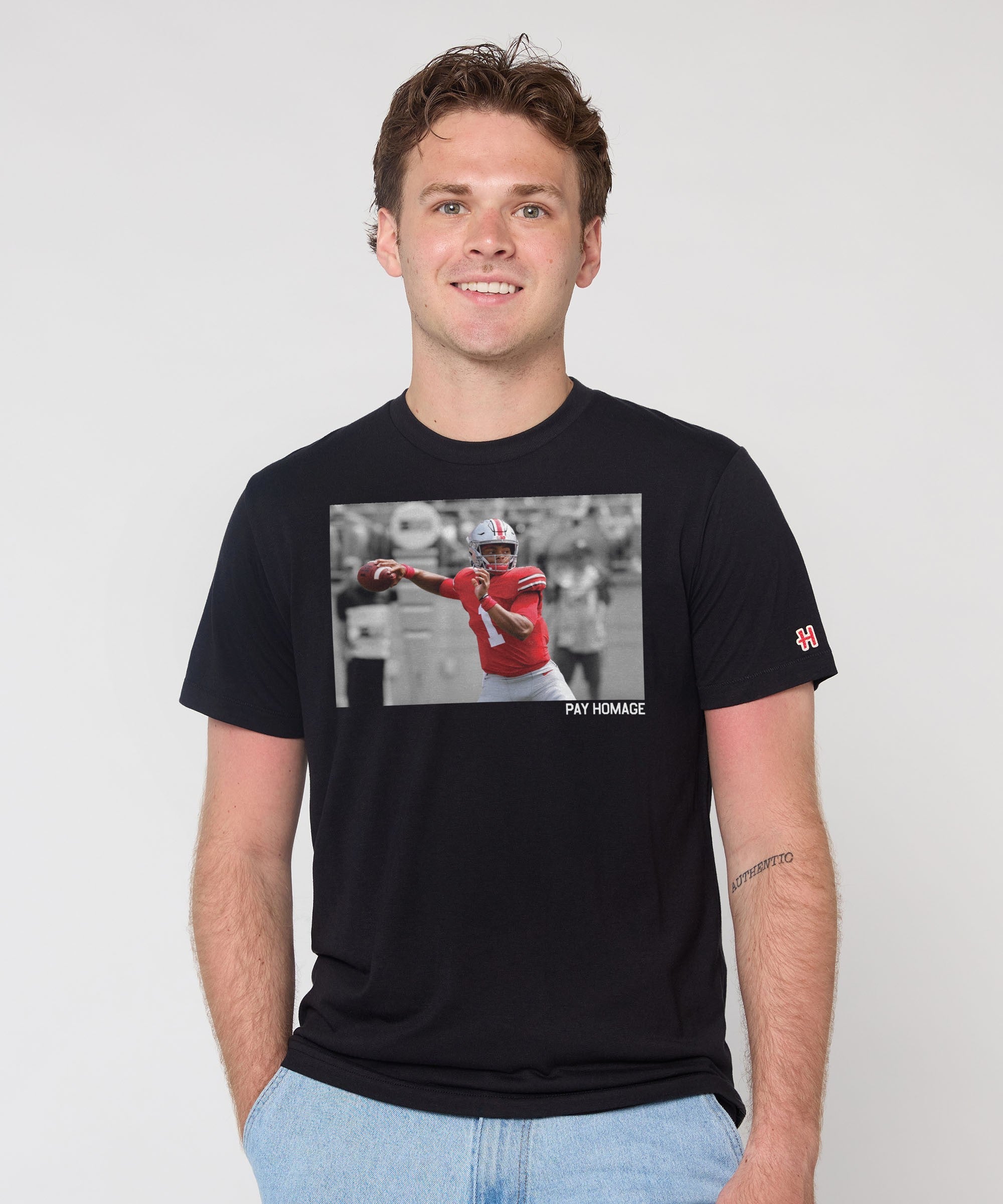 Justin Fields Pay Homage