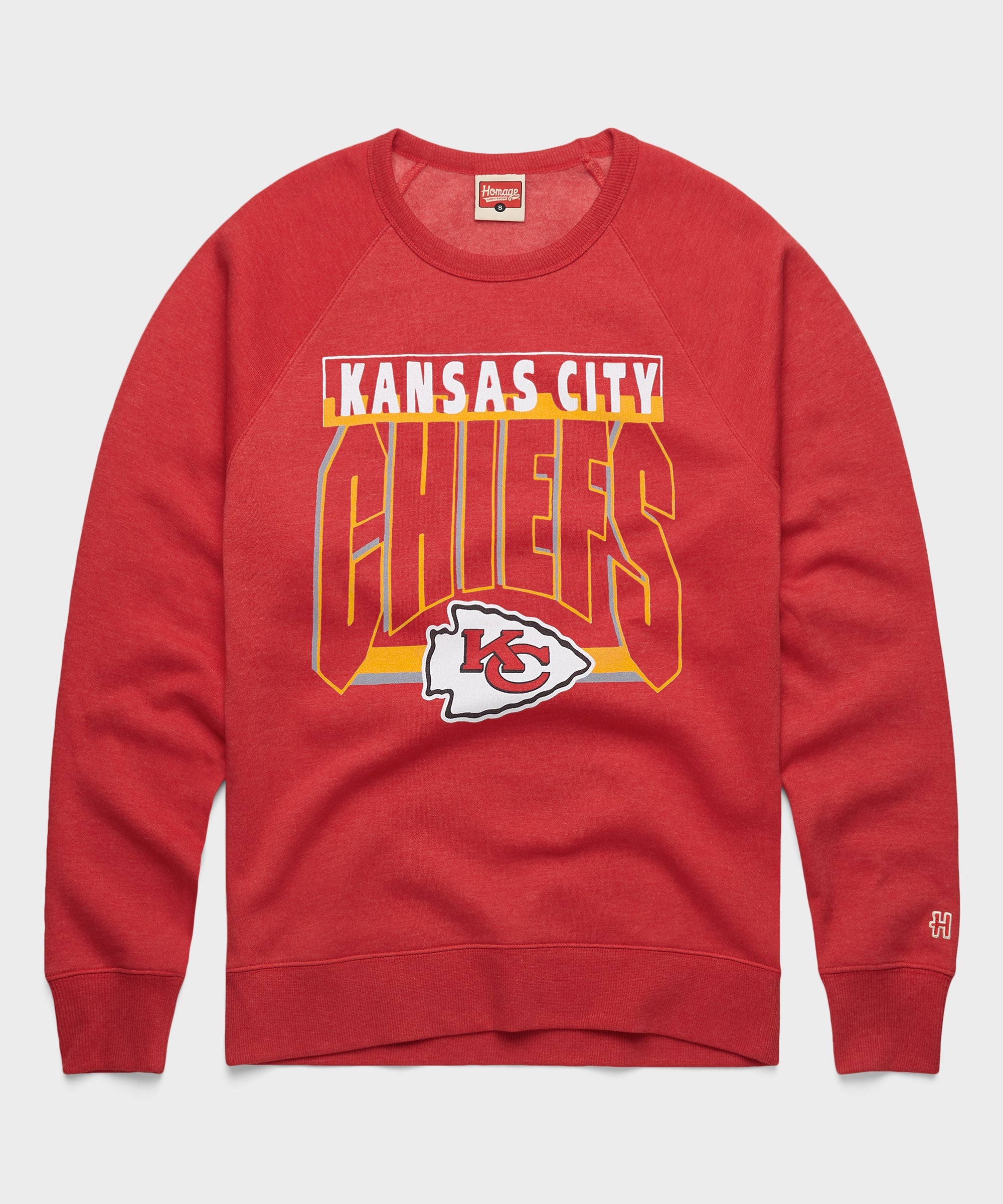 Kansas City Chiefs 90s Crewneck Red