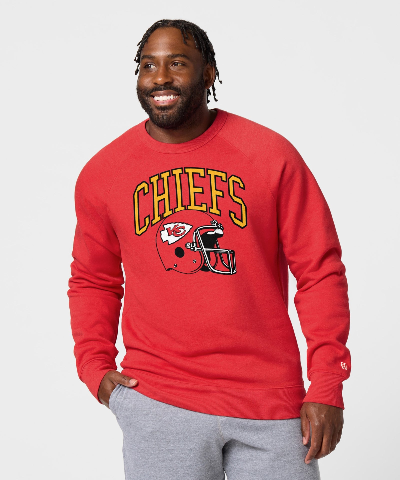 Kansas City Chiefs Helmet Crewneck