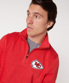 Kansas City Chiefs '72 Applique Quarter Zip Pullover