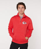 Kansas City Chiefs '72 Applique Quarter Zip Pullover