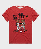 Ken Griffey Father And Son Reds