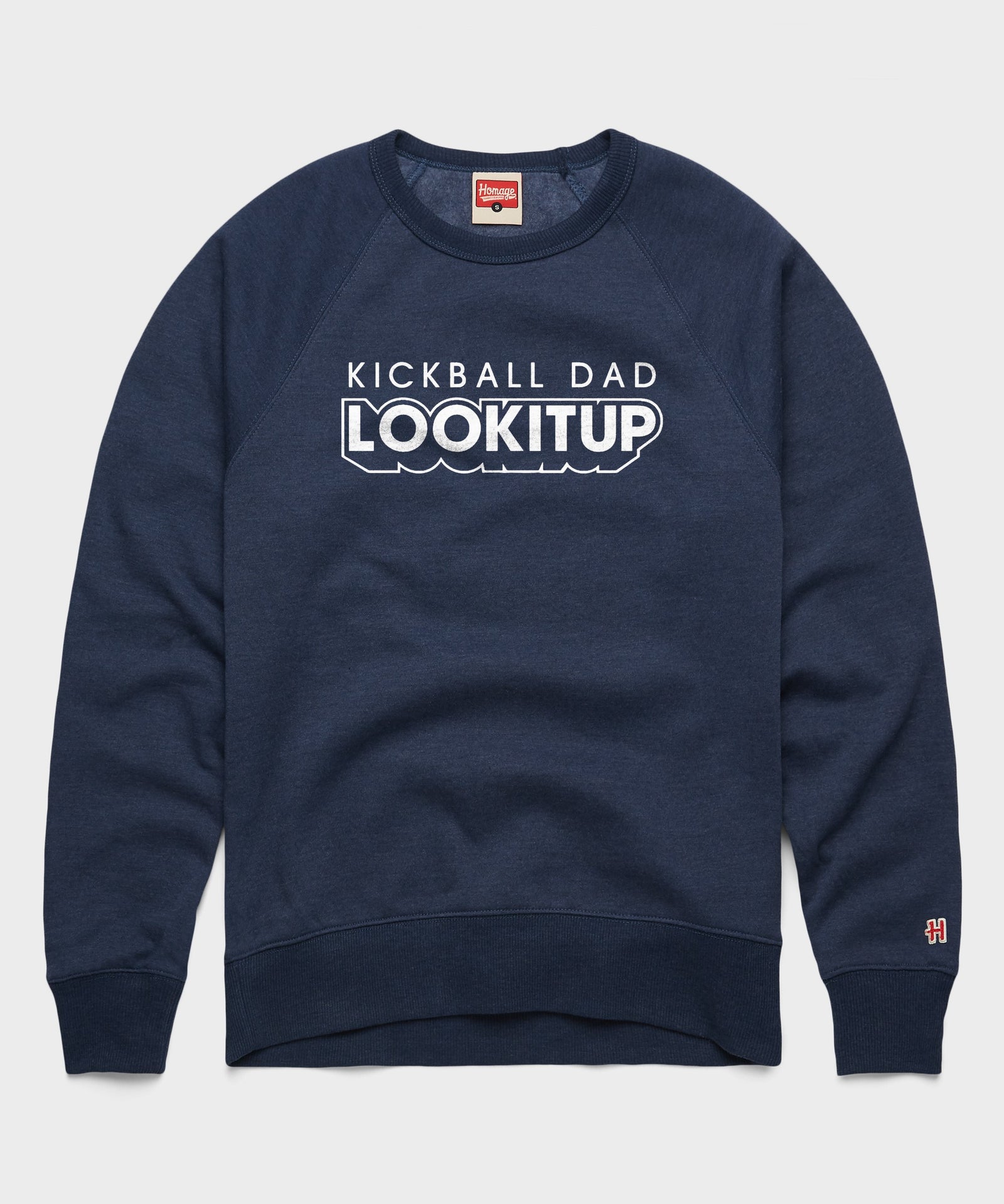 Kickball Dad Lookitup Crewneck
