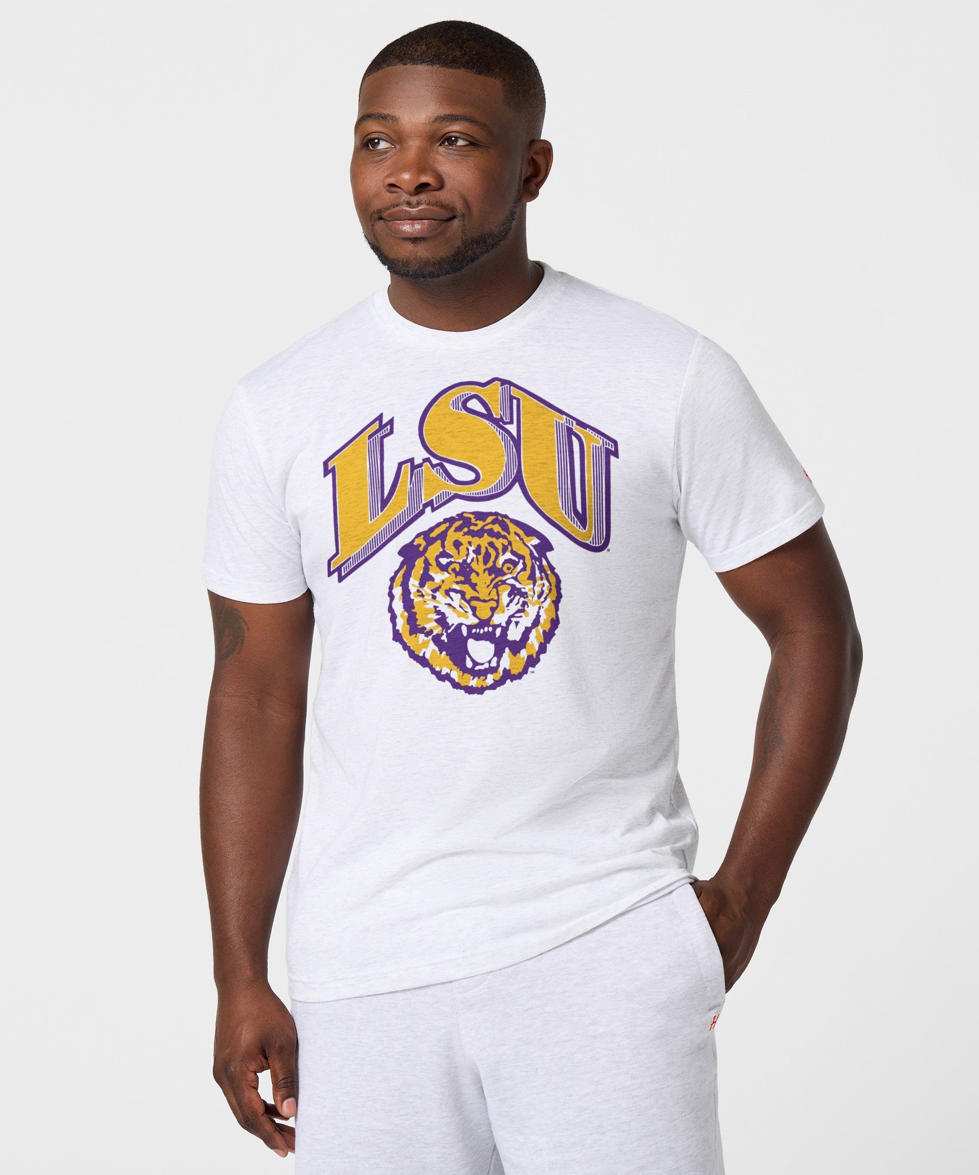 LSU Tigers Arch Alt Logo '77