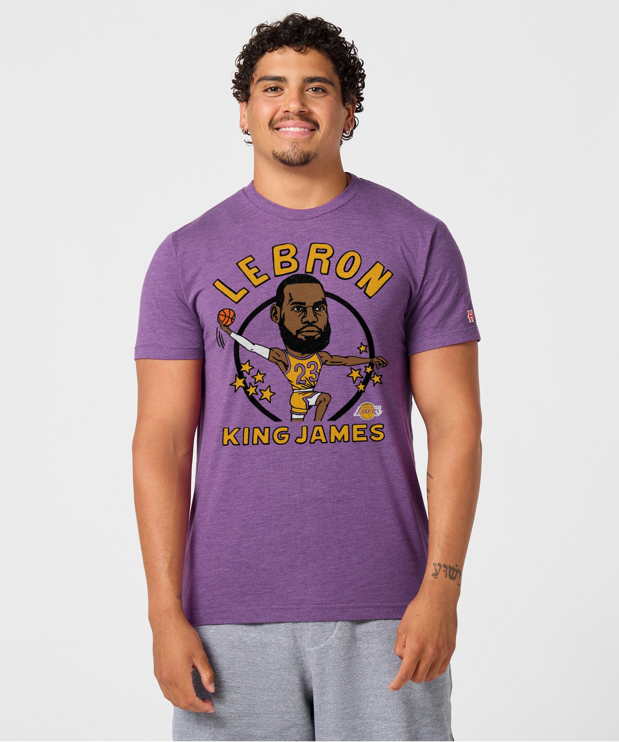 Lakers LeBron James Caricature