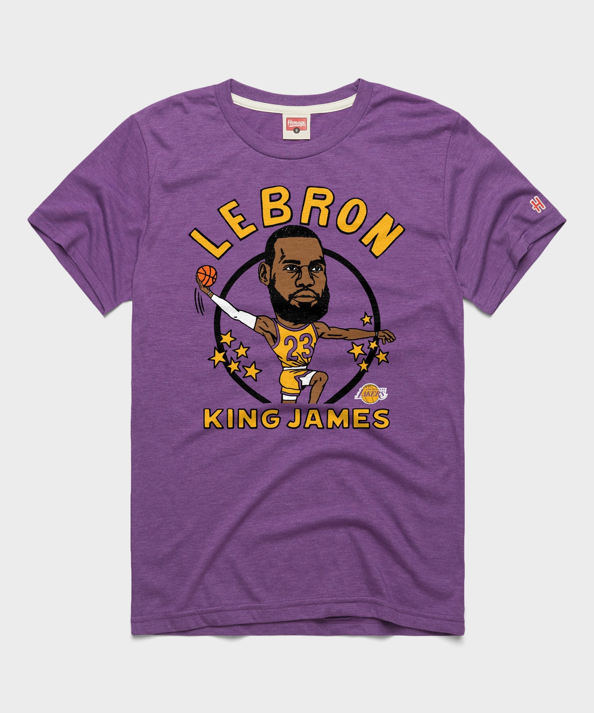 Lakers LeBron James Caricature