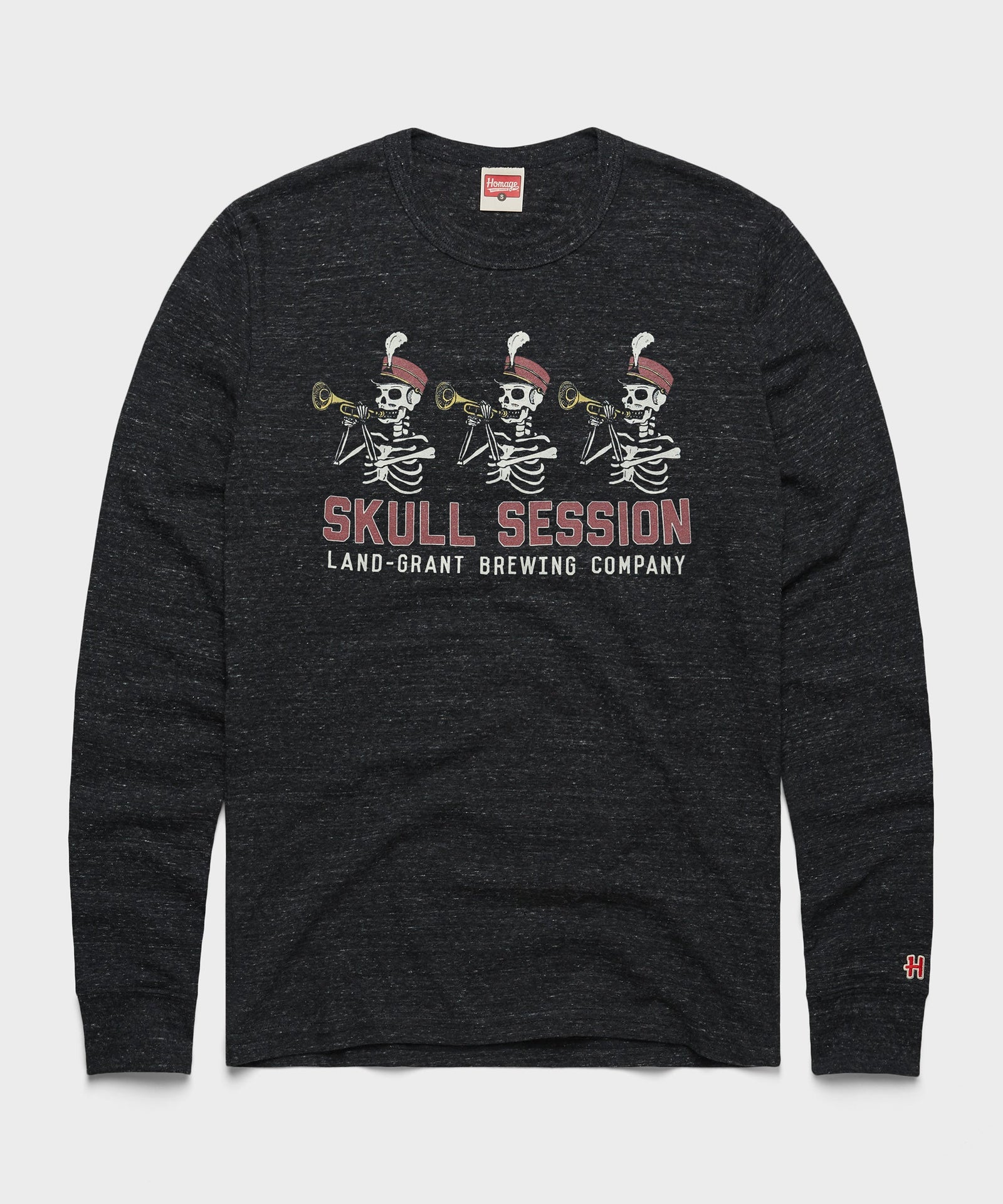 Land Grant Skull Session Long Sleeve Tee