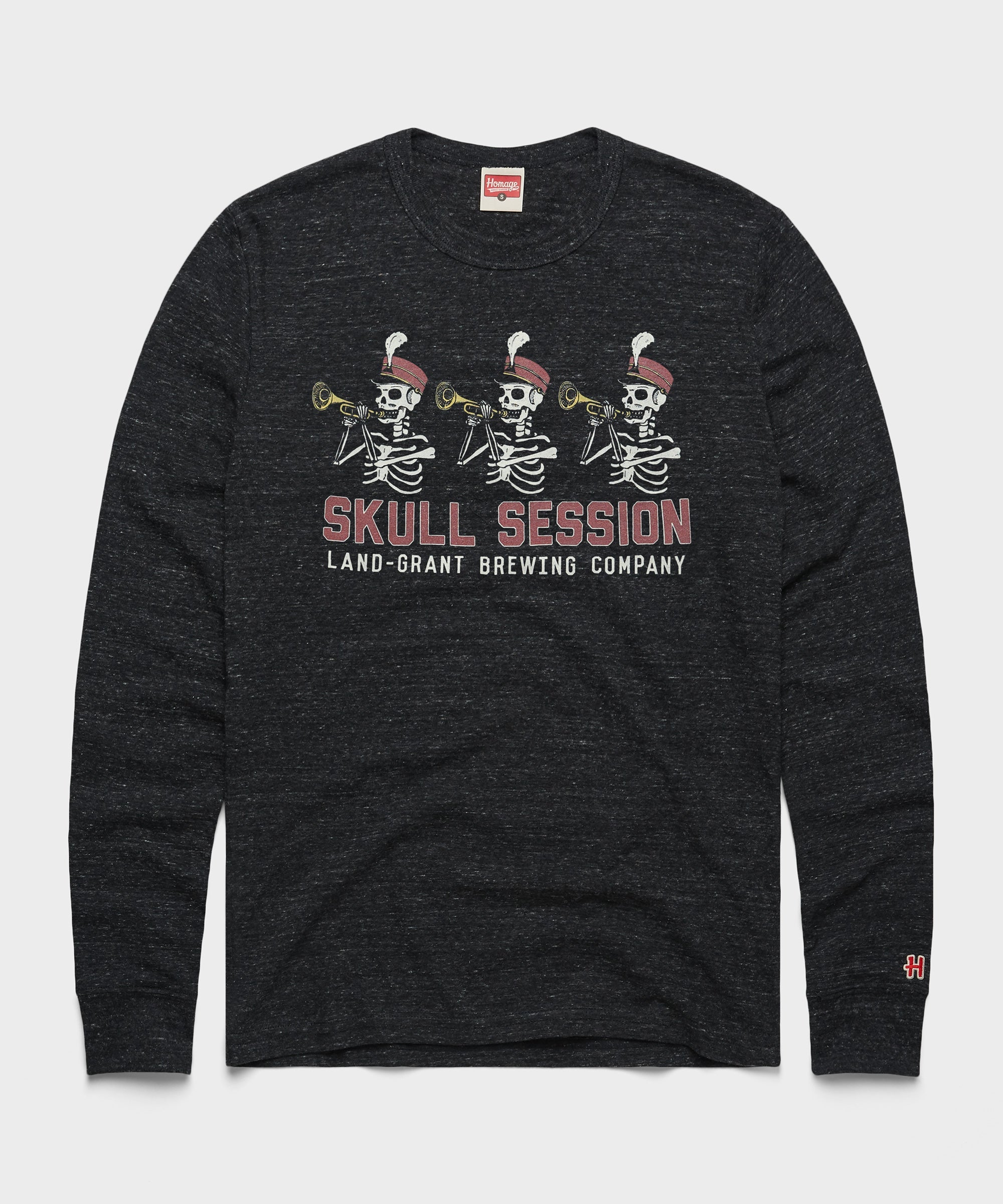 Land Grant Skull Session Long Sleeve Tee