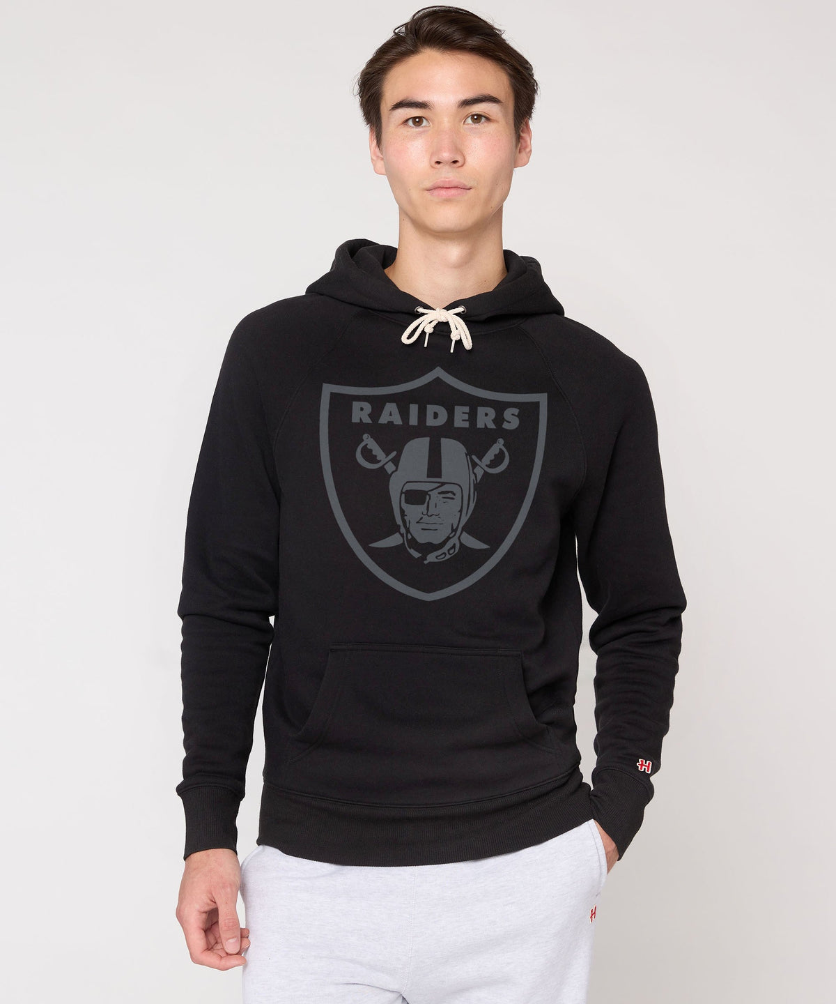 las vegas raiders '20 blackout hoodie