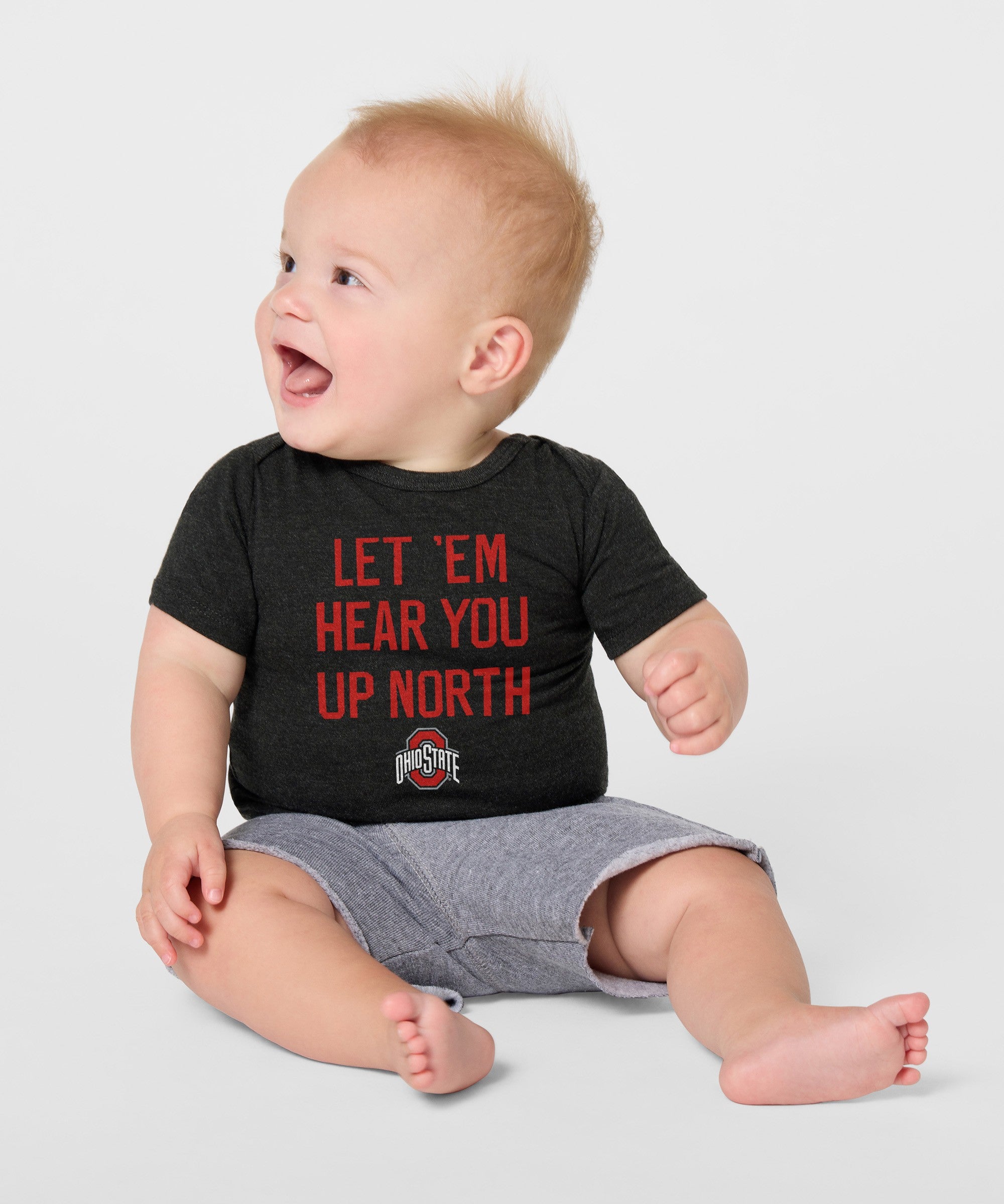 Let 'Em Hear You Up North Baby One Piece