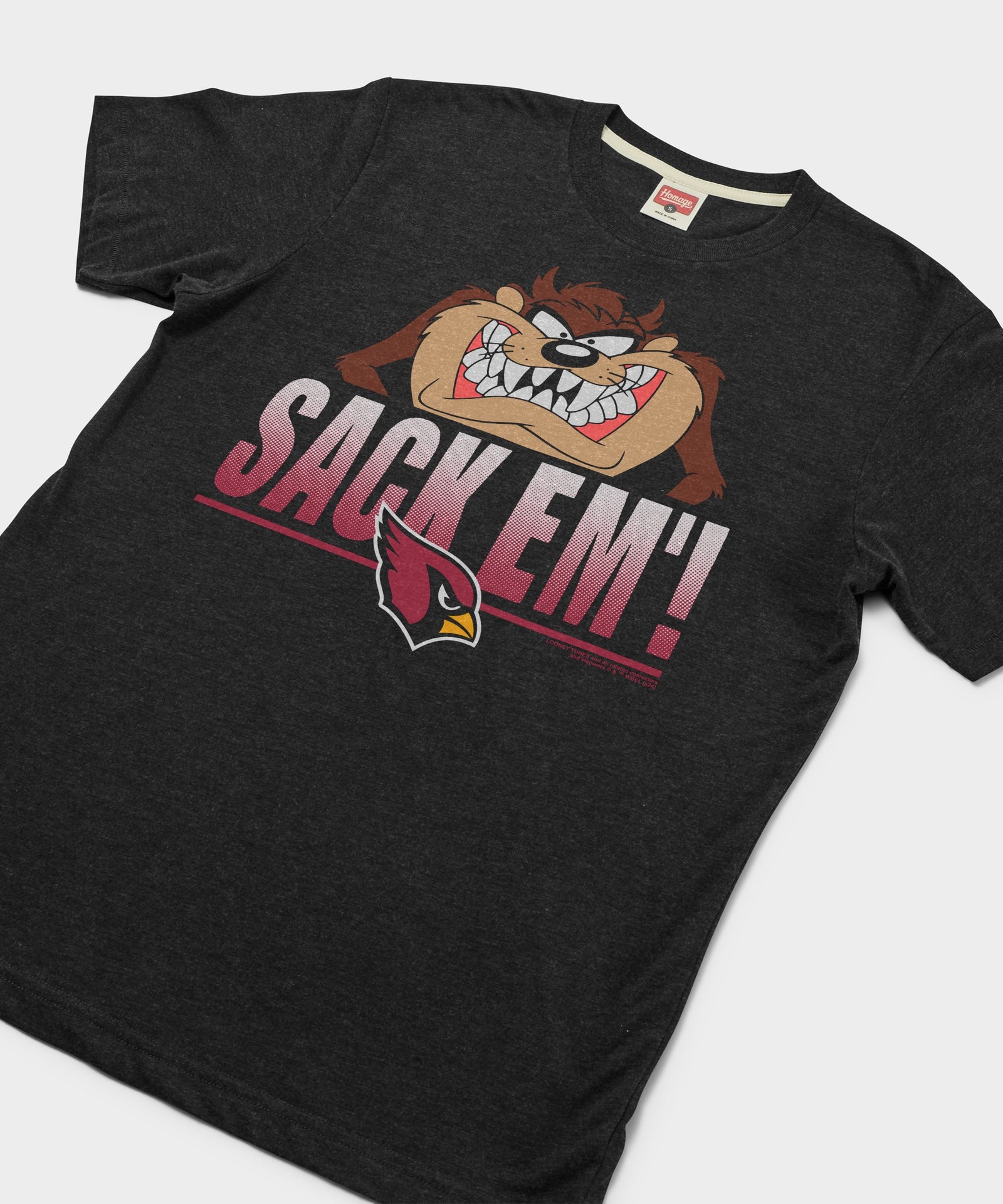 Looney Tunes Taz Sack Em' X Arizona Cardinals