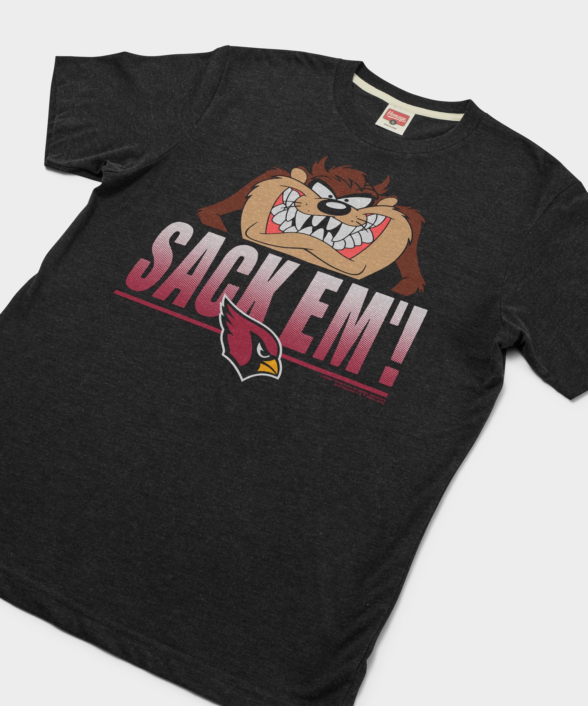 Looney Tunes Taz Sack Em' X Arizona Cardinals