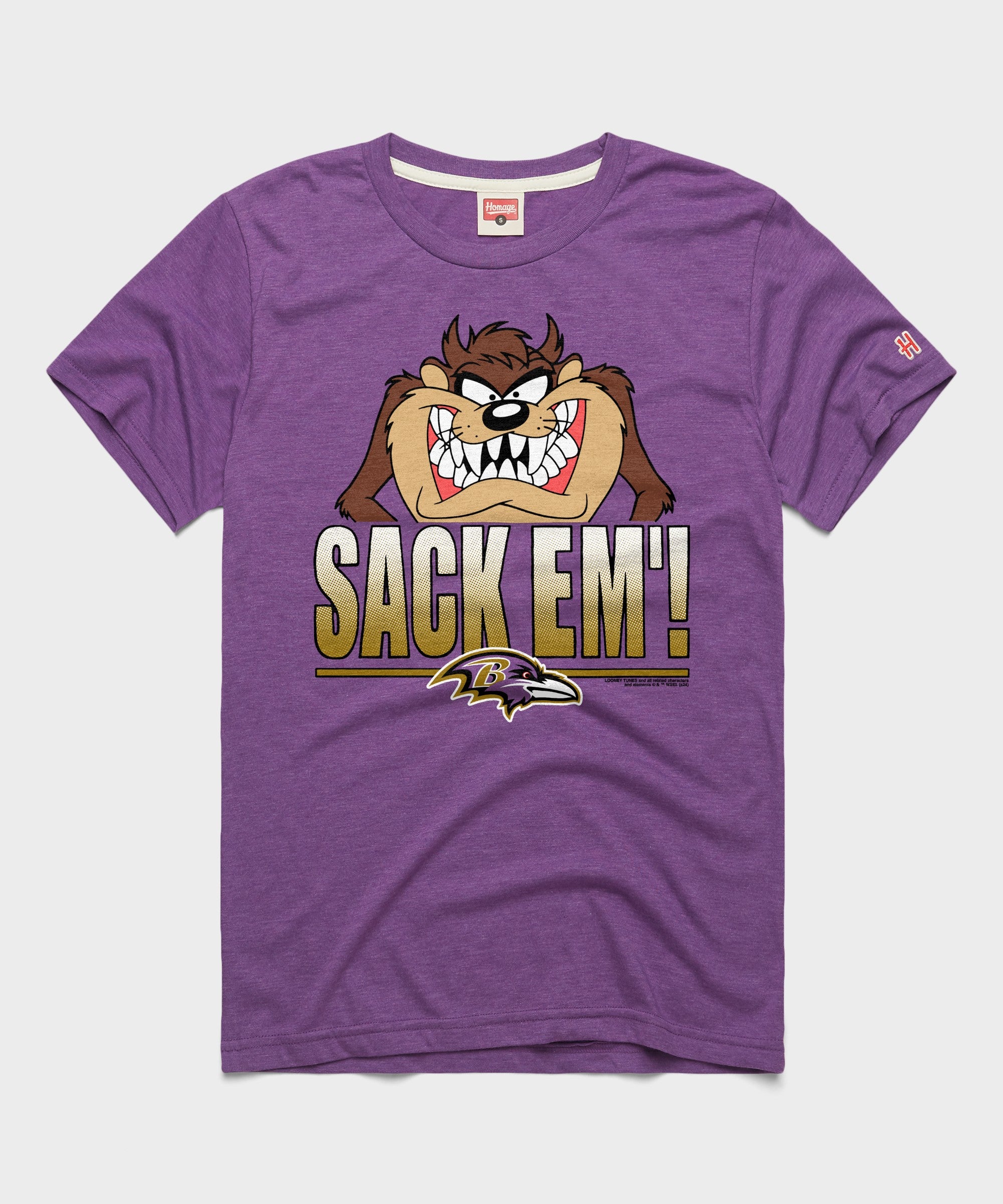 Looney Tunes Taz Sack Em' X Baltimore Ravens