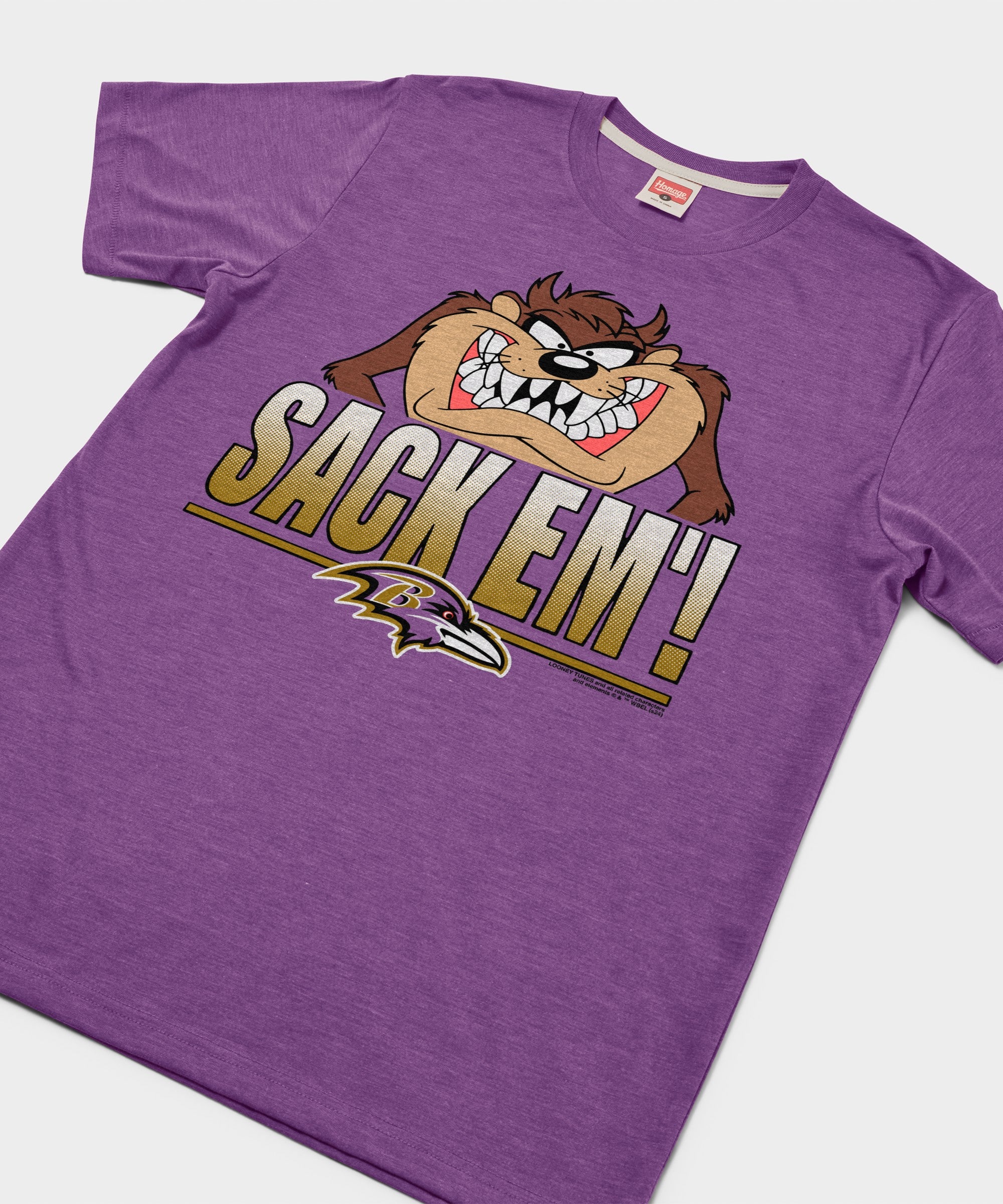Looney Tunes Taz Sack Em' X Baltimore Ravens