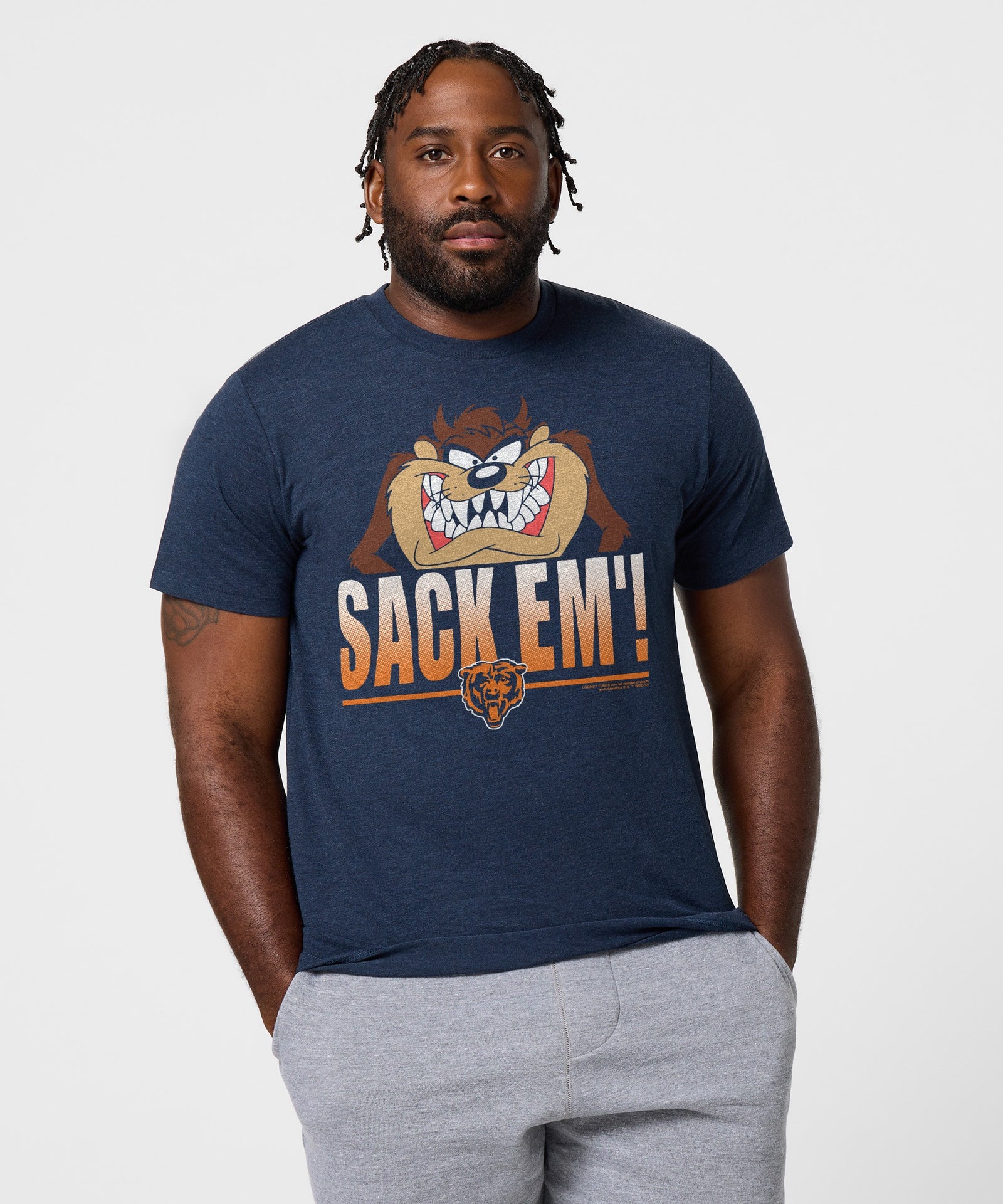 Looney Tunes Taz Sack Em' X Chicago Bears