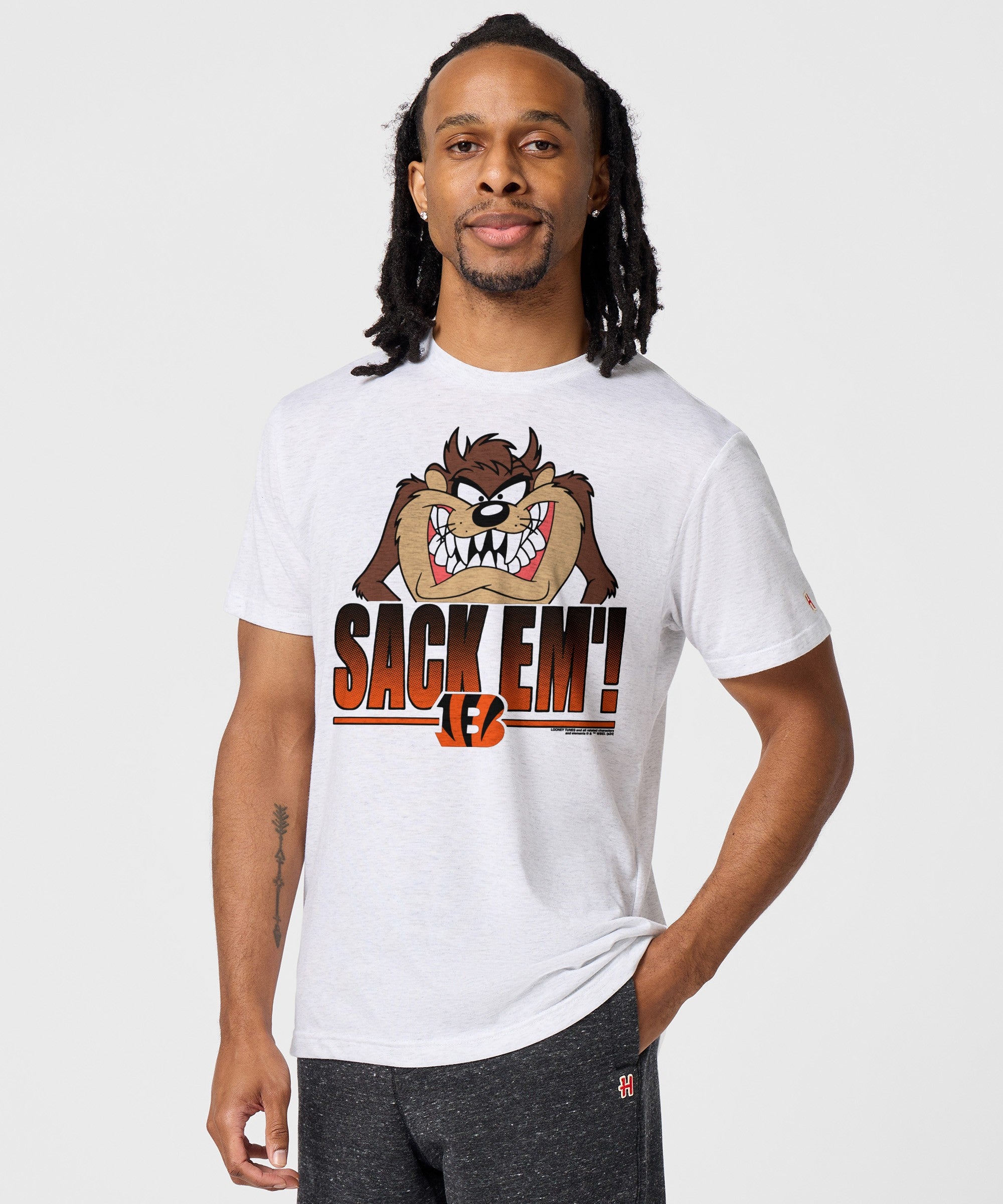 Looney Tunes Taz Sack Em' X Cincinnati Bengals