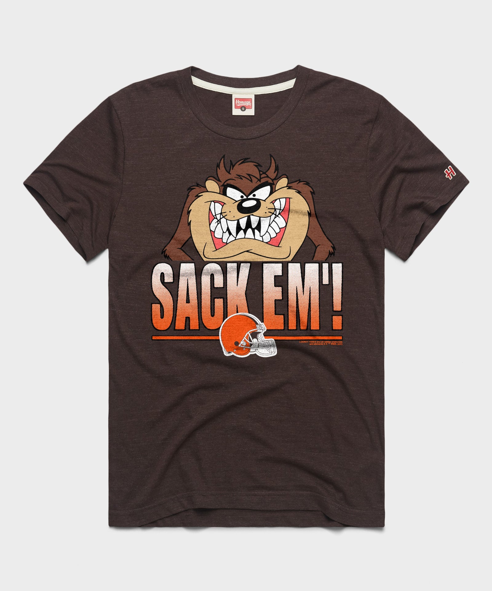 Looney Tunes Taz Sack Em' X Cleveland Browns