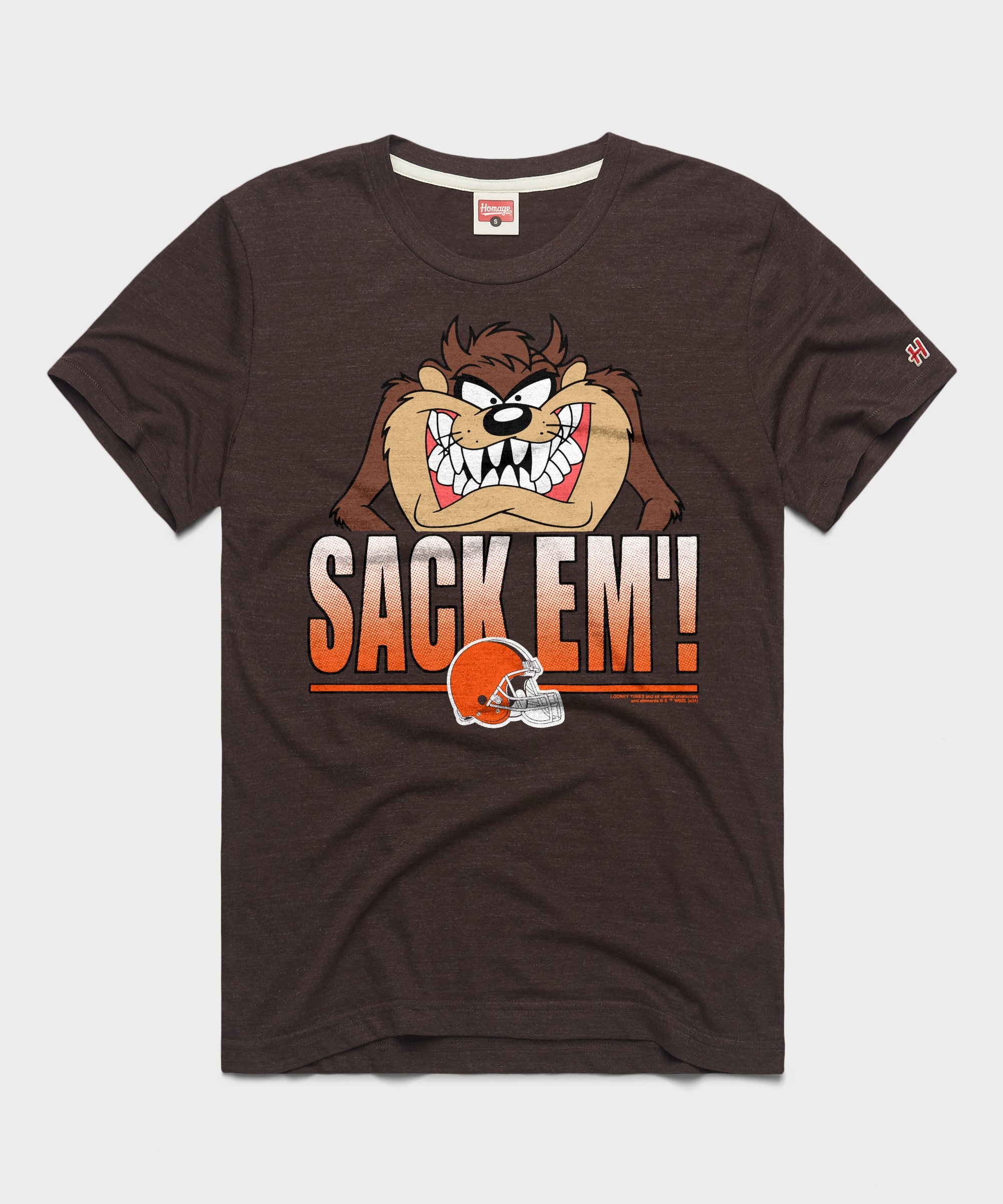 Looney Tunes Taz Sack Em' X Cleveland Browns