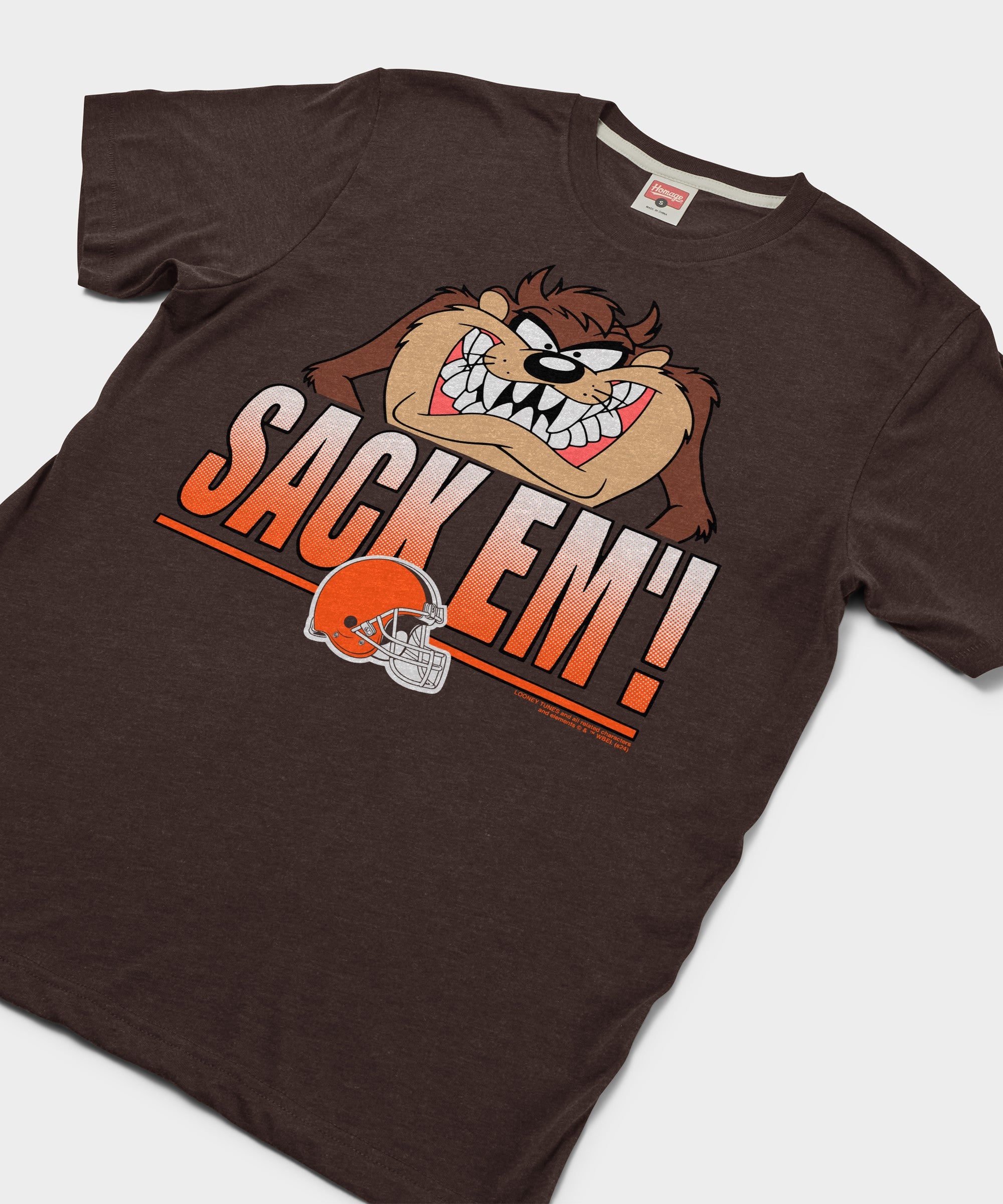 Looney Tunes Taz Sack Em' X Cleveland Browns