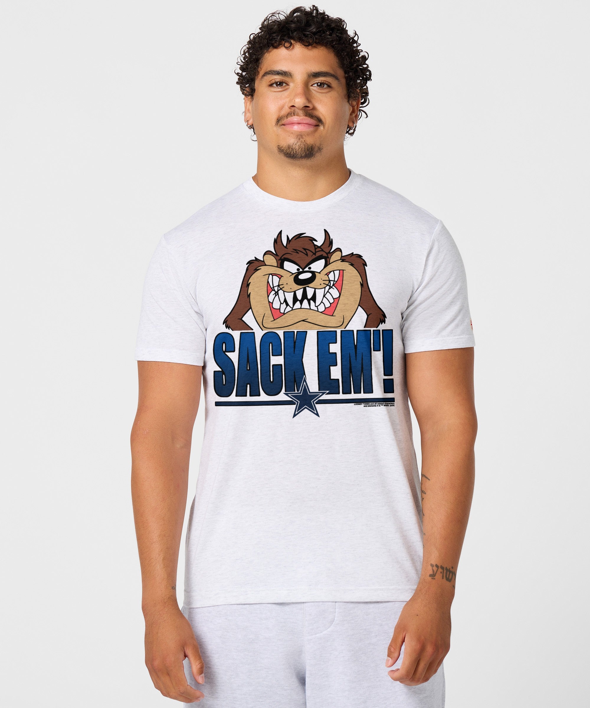 Looney Tunes Taz Sack Em' X Dallas Cowboys