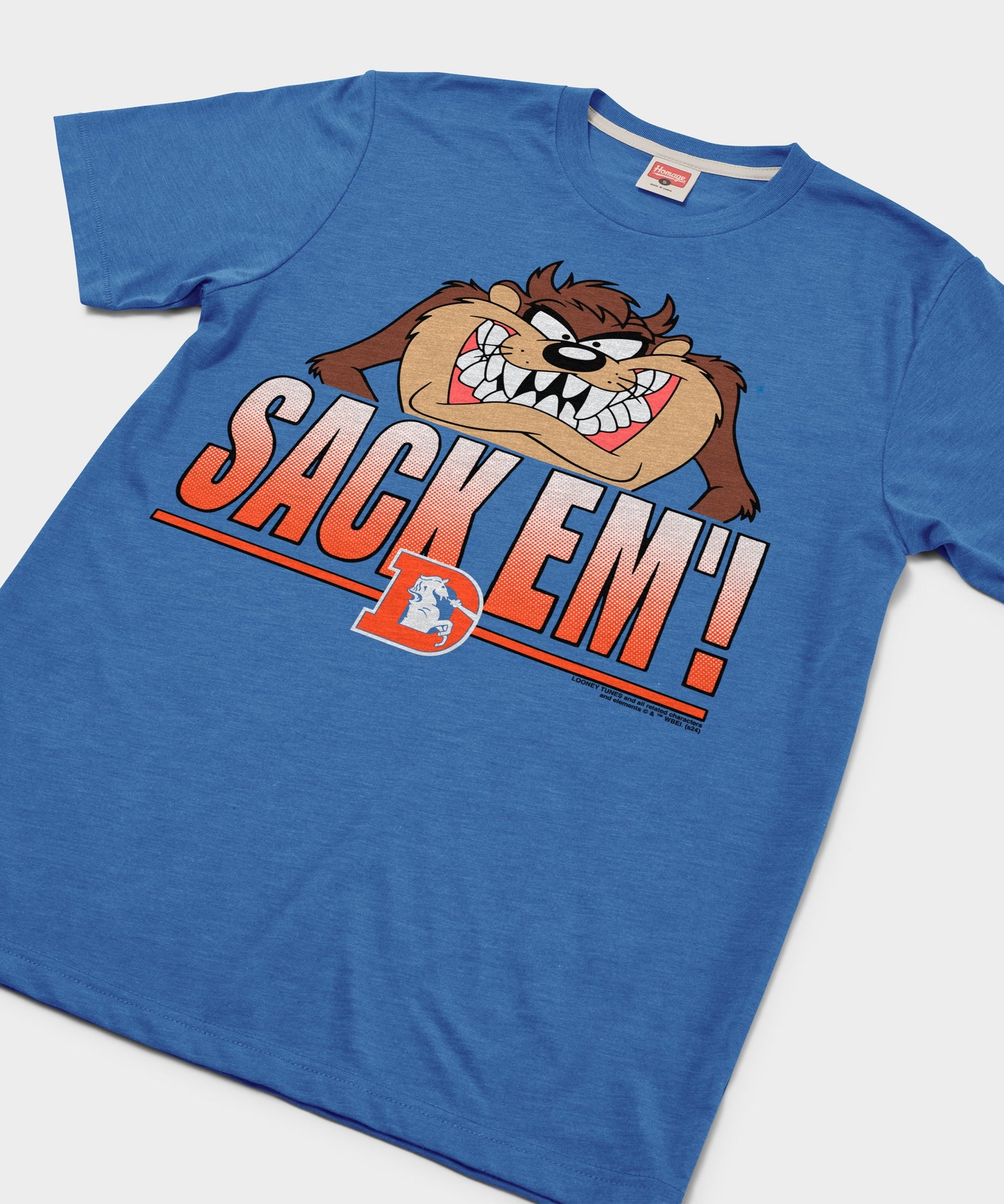 Looney Tunes Taz Sack Em' X Denver Broncos