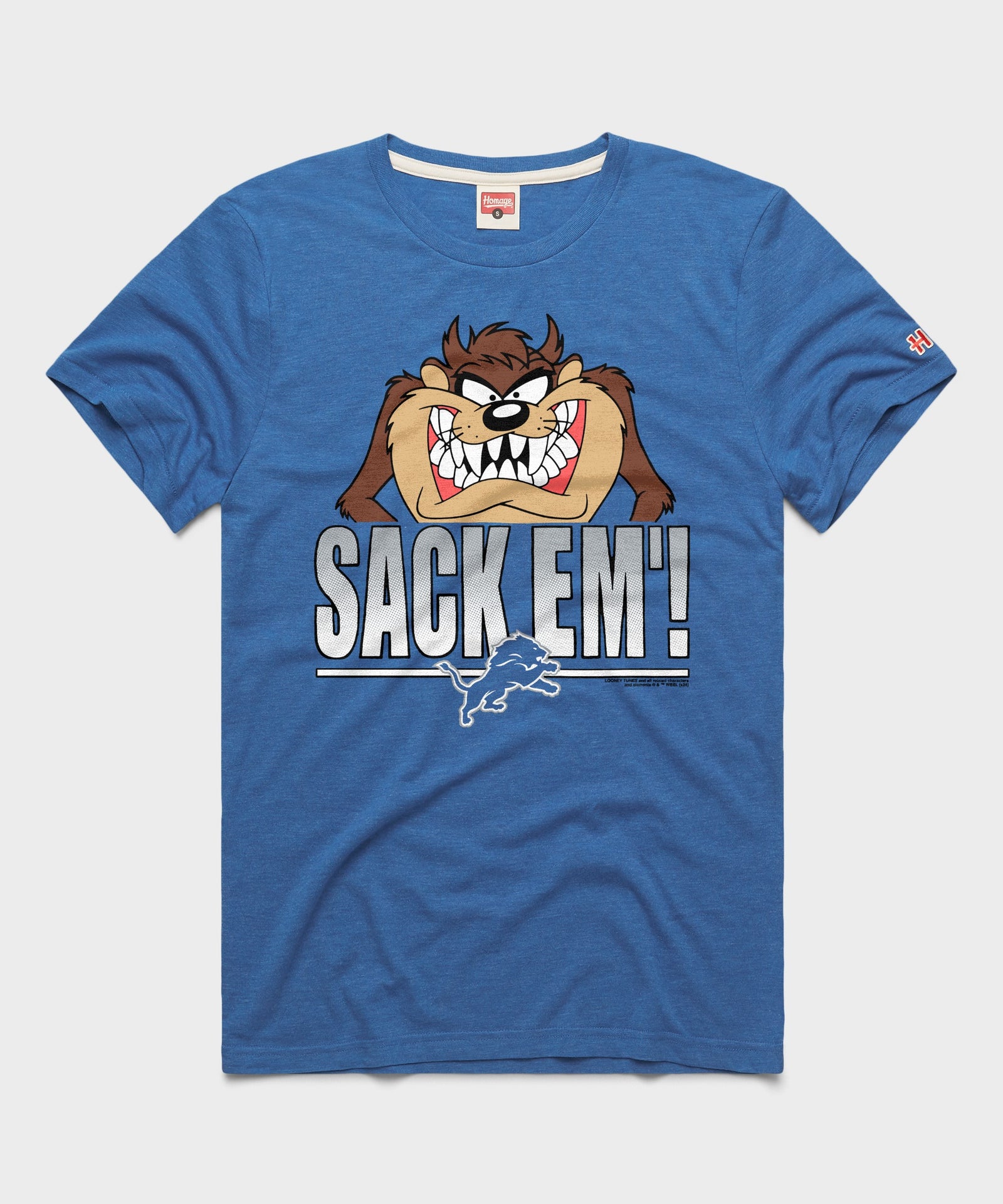 Looney Tunes Taz Sack Em' X Detroit Lions