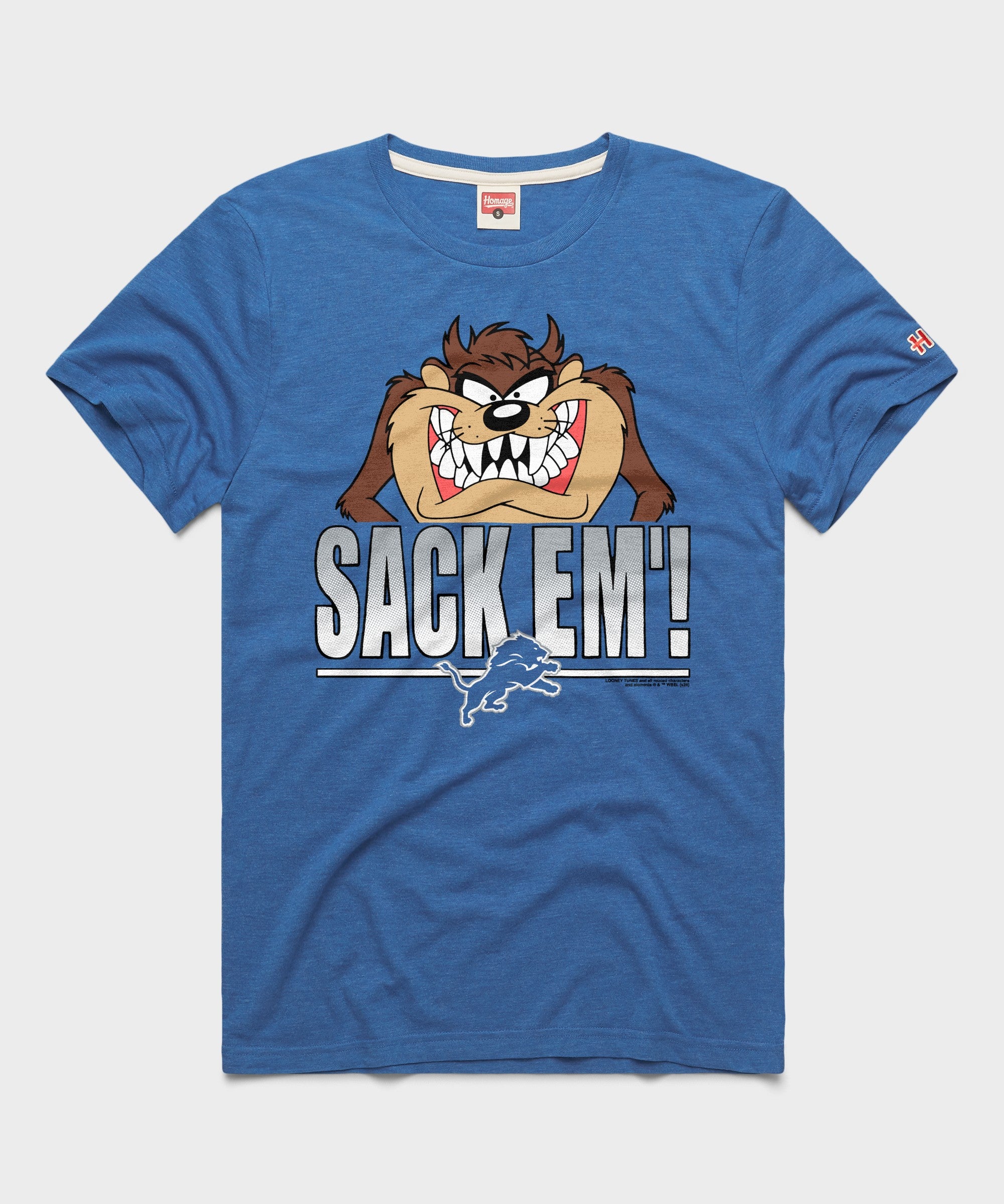 Looney Tunes Taz Sack Em' X Detroit Lions
