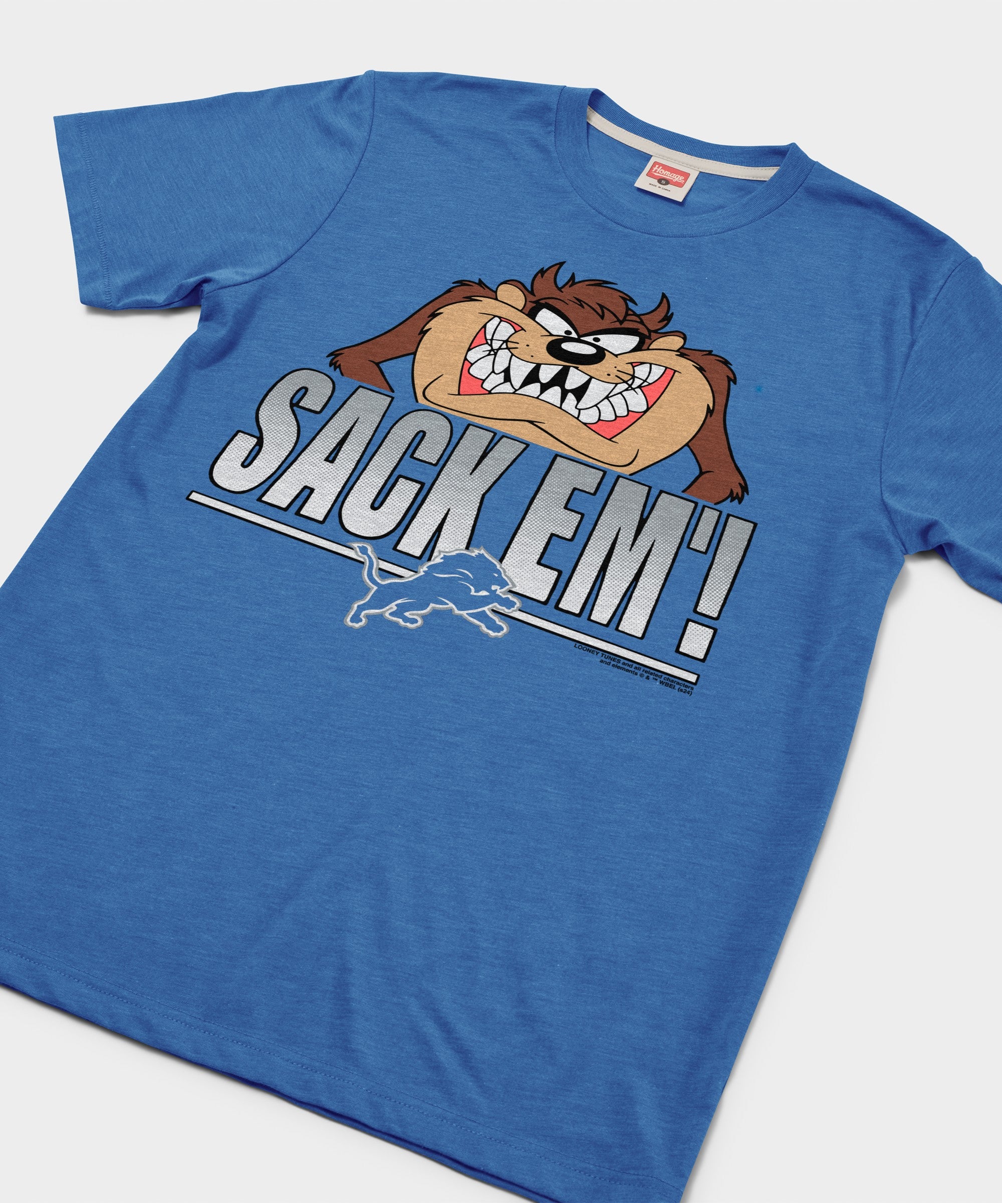 Looney Tunes Taz Sack Em' X Detroit Lions