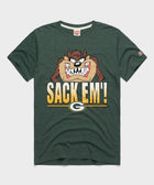 Looney Tunes Taz Sack Em' X Green Bay Packers