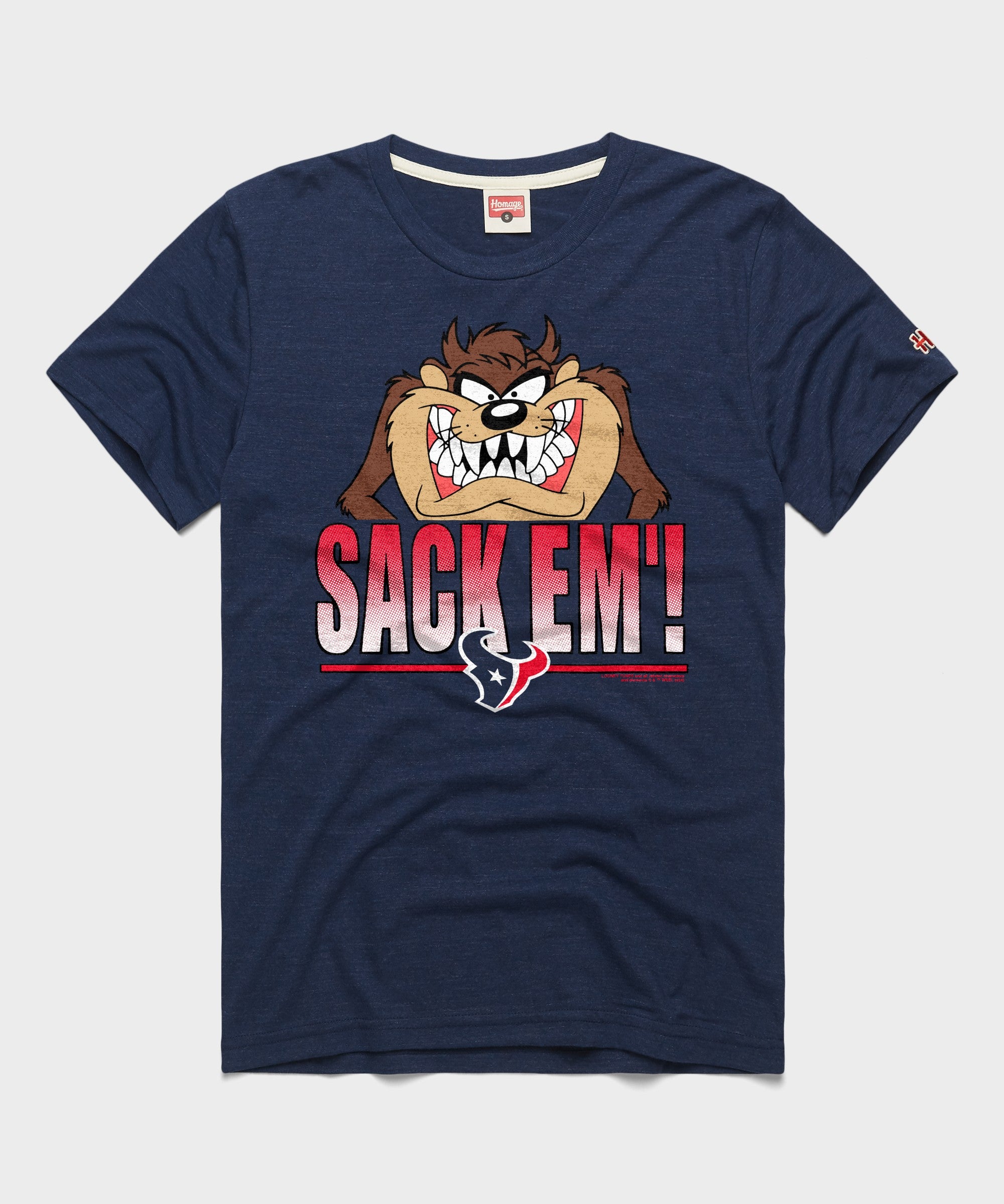 Looney Tunes Taz Sack Em' X Houston Texans