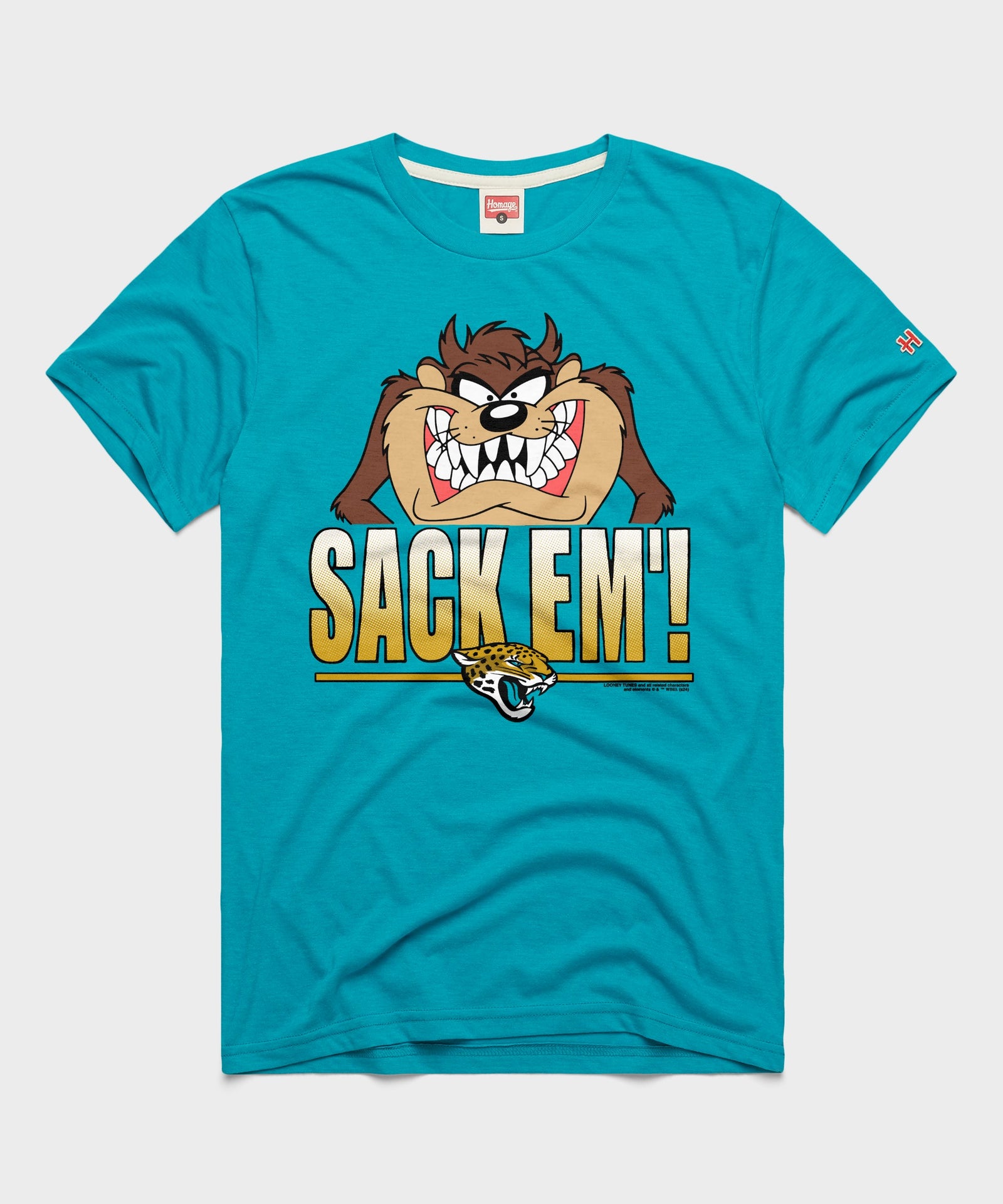 Looney Tunes Taz Sack Em' X Jacksonville Jaguars