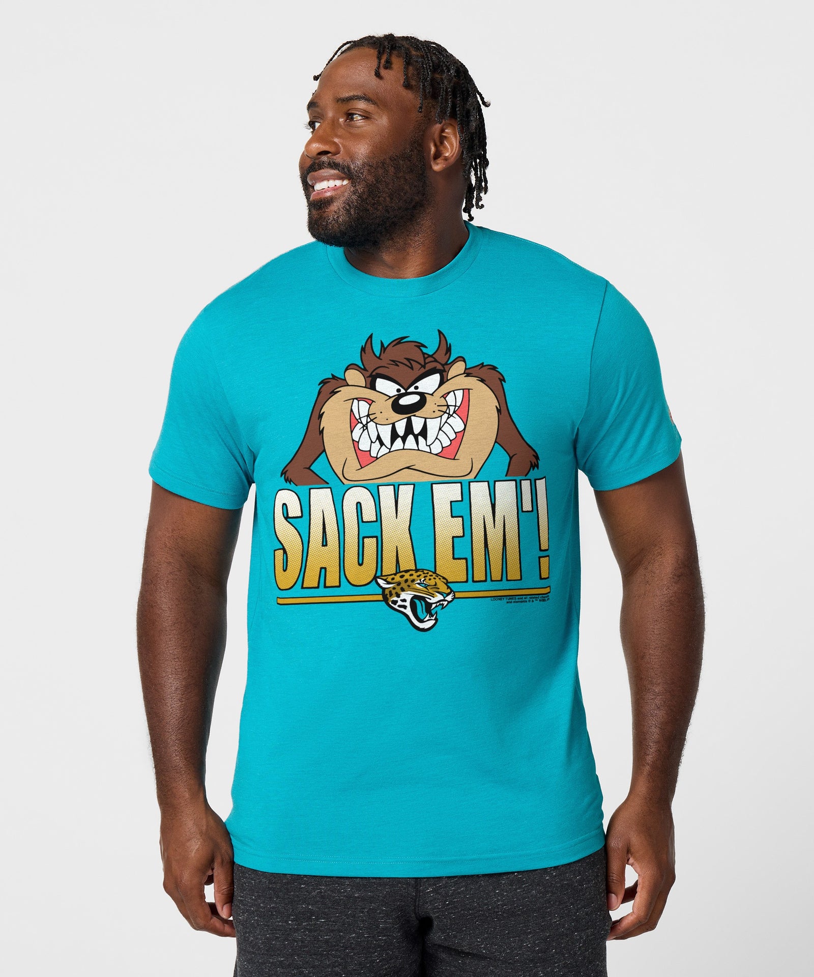 Looney Tunes Taz Sack Em' X Jacksonville Jaguars