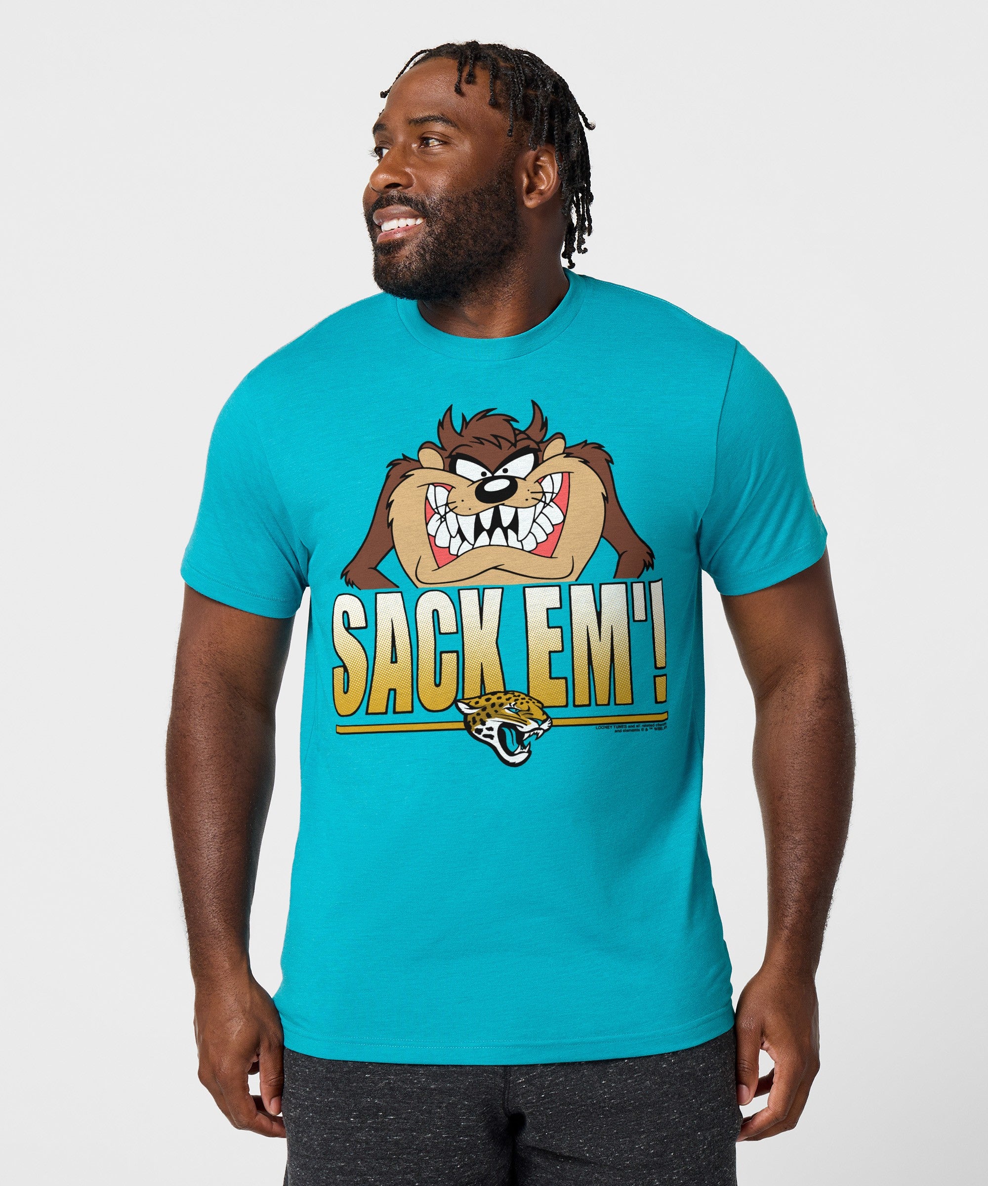 Looney Tunes Taz Sack Em' X Jacksonville Jaguars