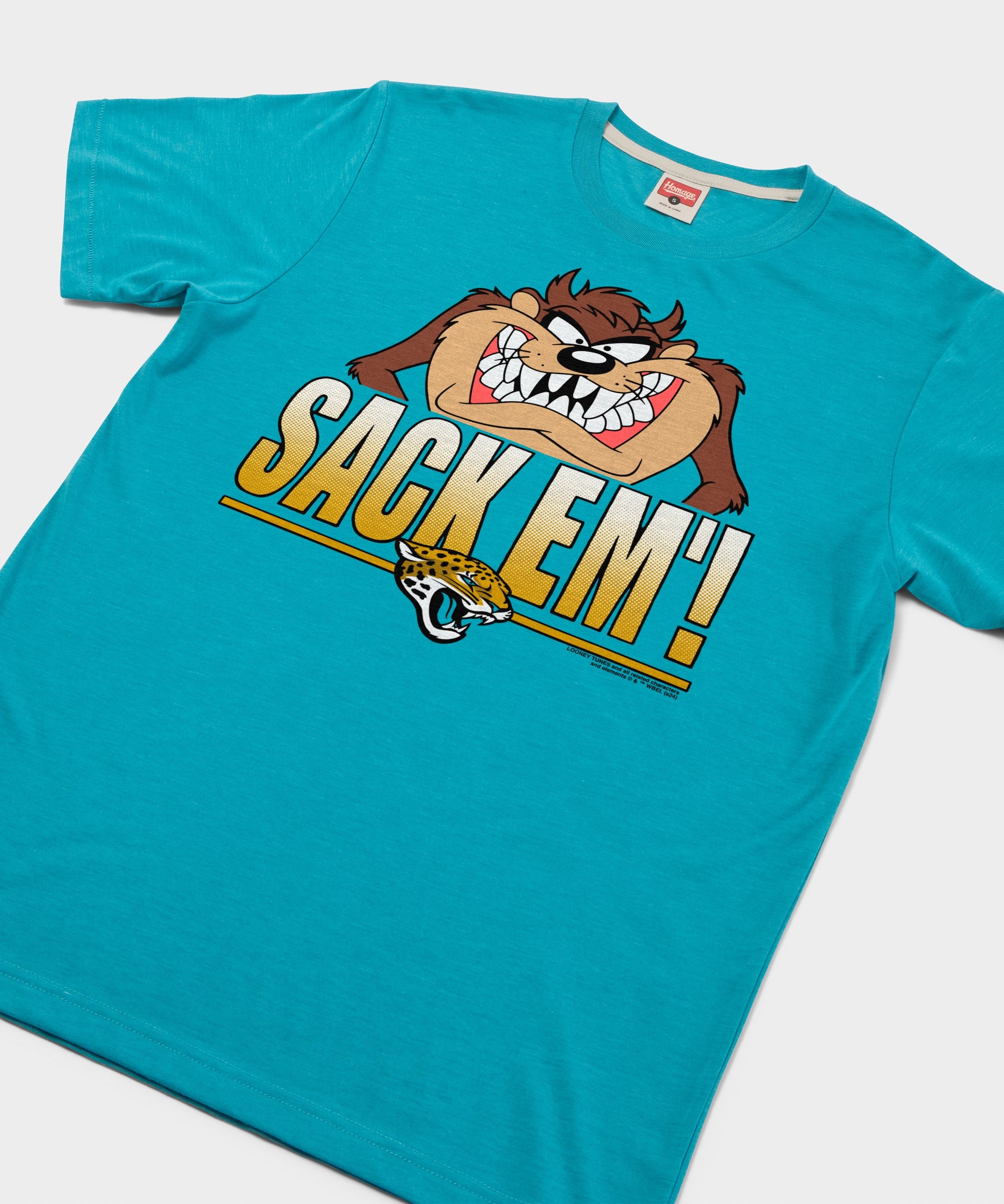 Looney Tunes Taz Sack Em' X Jacksonville Jaguars