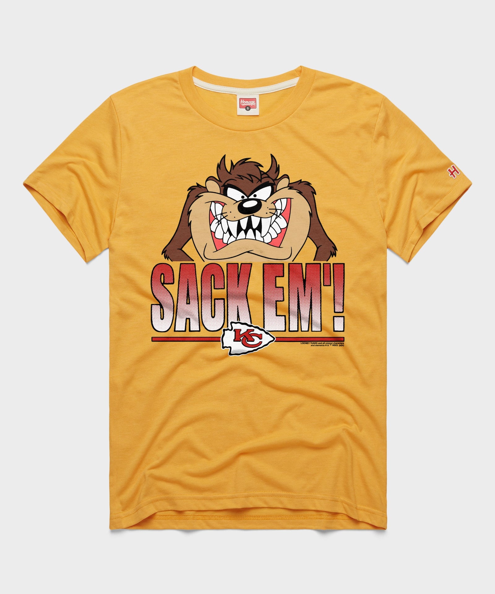 Looney Tunes Taz Sack Em' X Kansas City Chiefs