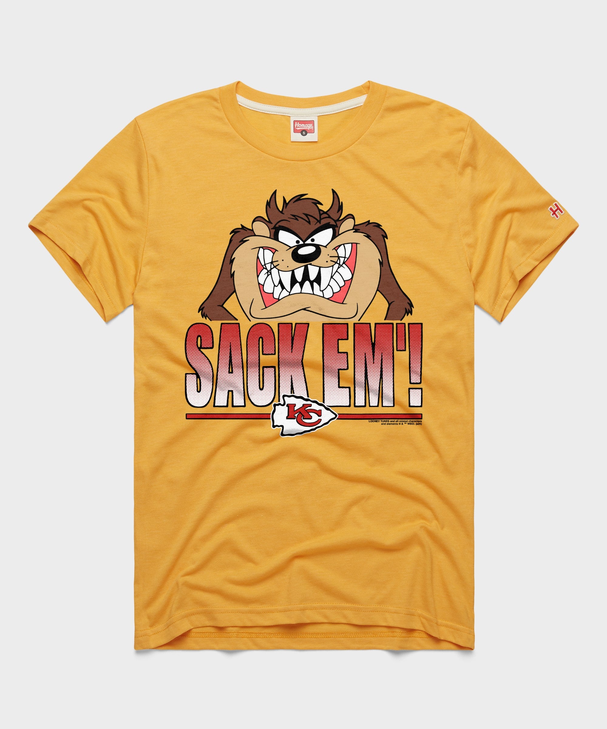 Looney Tunes Taz Sack Em' X Kansas City Chiefs