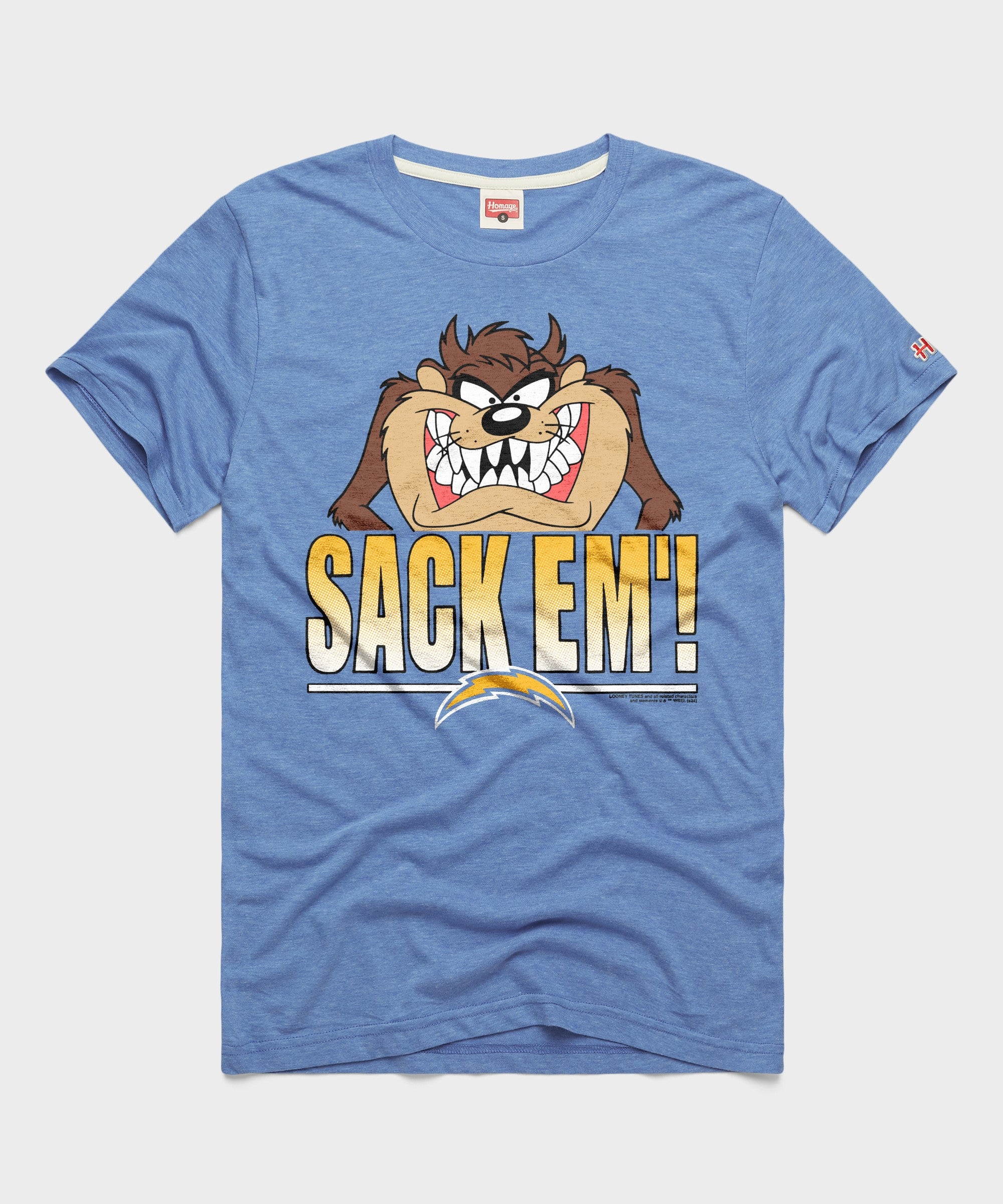 Looney Tunes Taz Sack Em' X Los Angeles Chargers