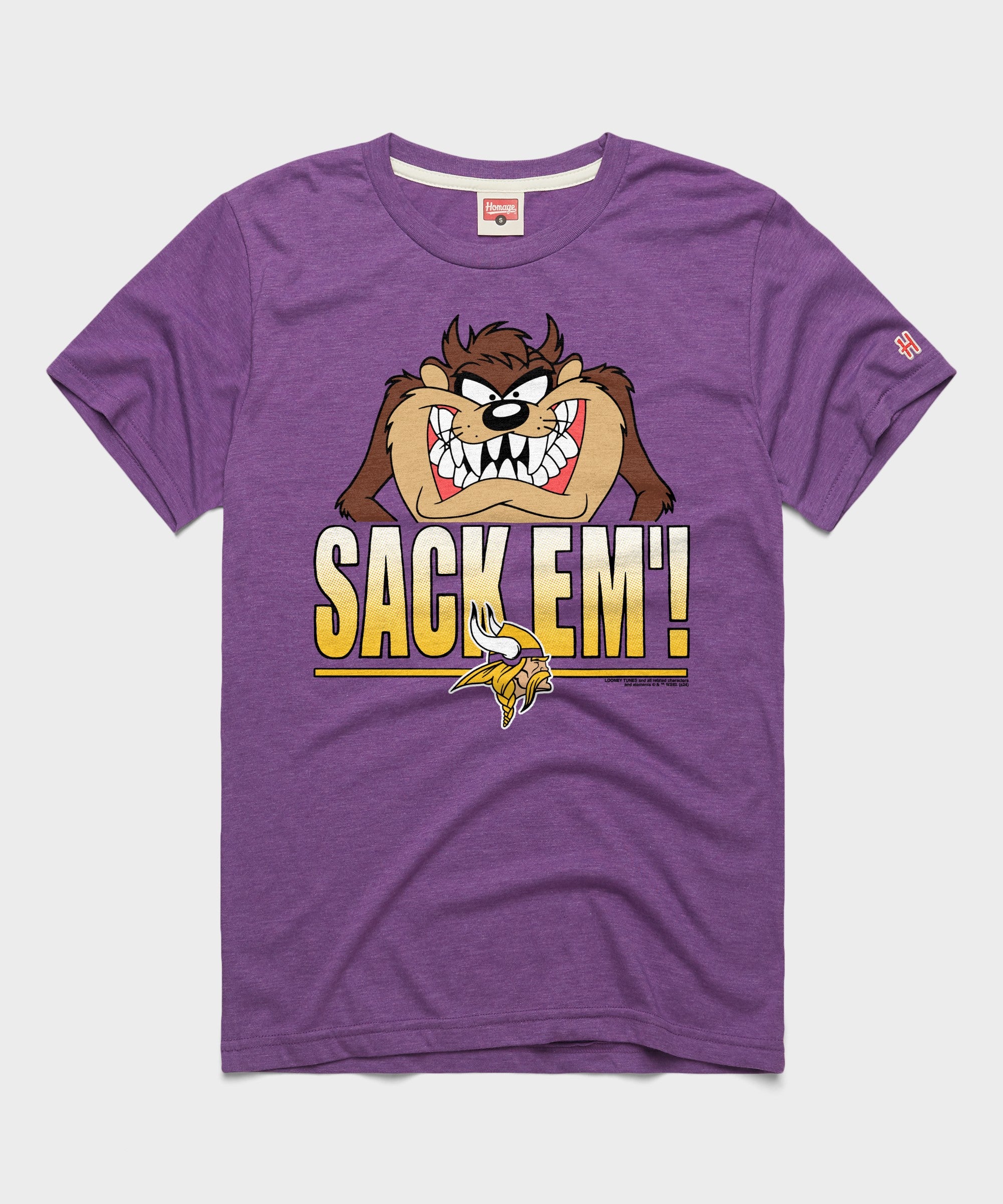 Looney Tunes Taz Sack Em' X Minnesota Vikings