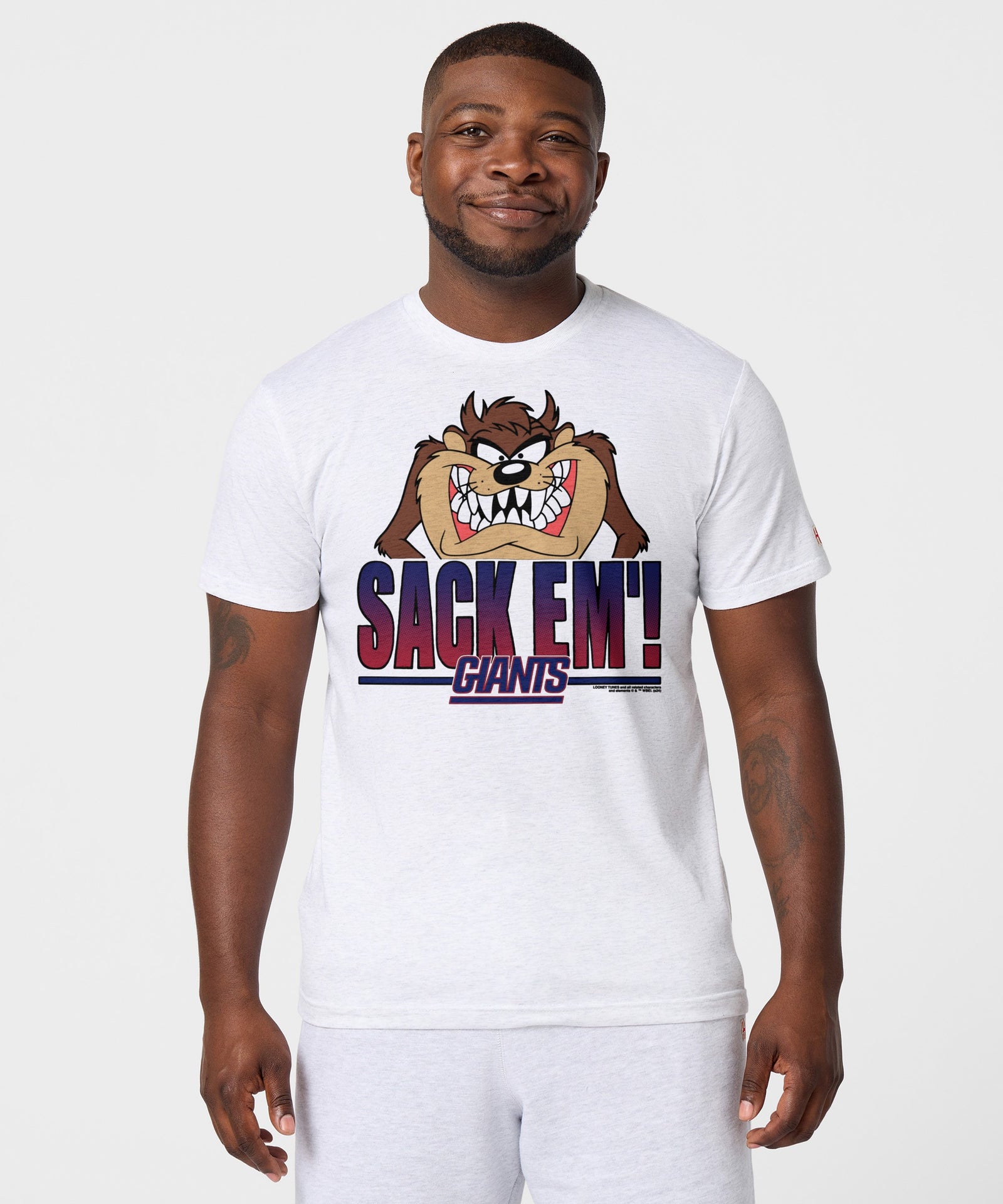 Looney Tunes Taz Sack Em' X New York Giants