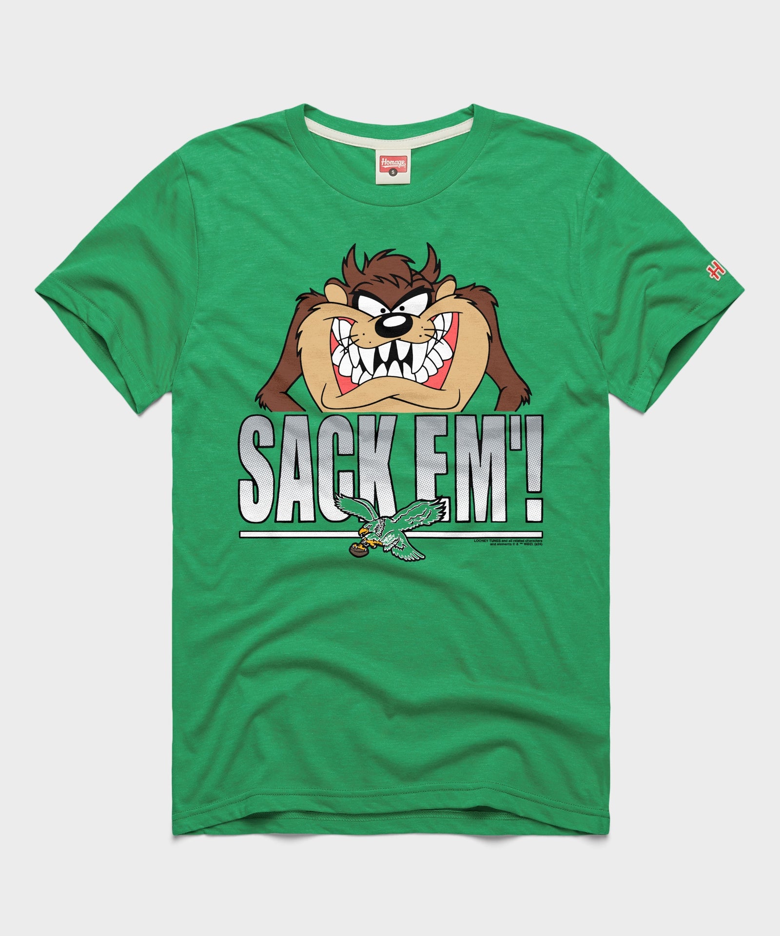 Looney Tunes Taz Sack Em' X Philadelphia Eagles